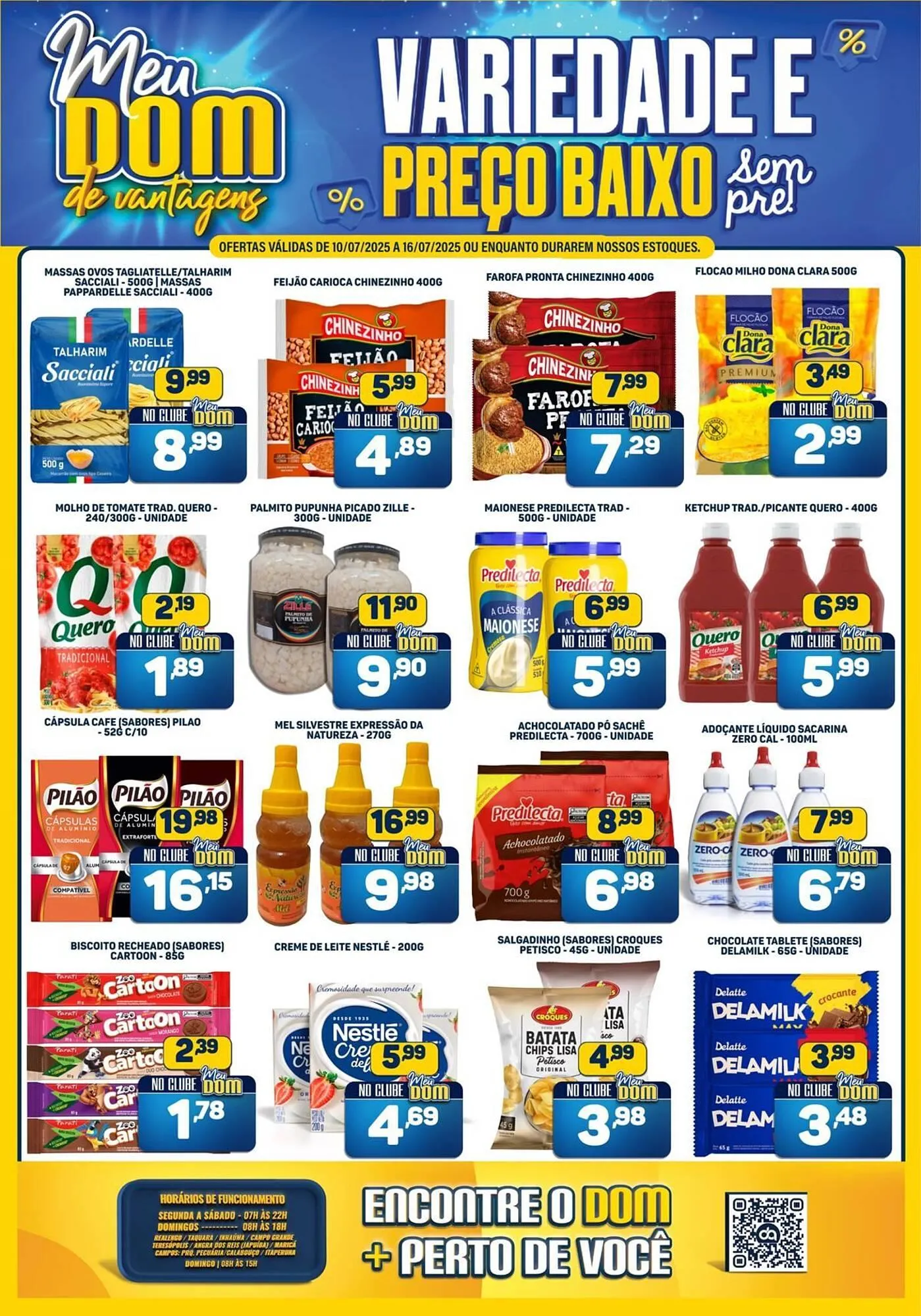 Encarte de Catálogo Dom Atacadista 10 de julho até 16 de julho 2025 - Pagina 1