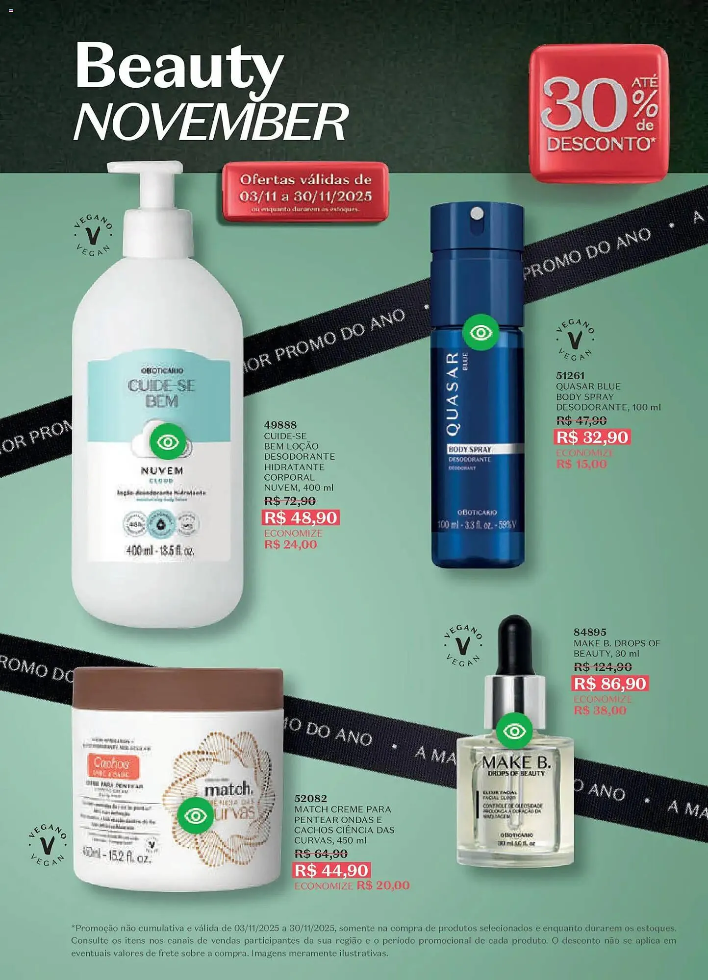 Encarte de Catálogo O Boticário 3 de novembro até 30 de novembro 2025 - Pagina 207