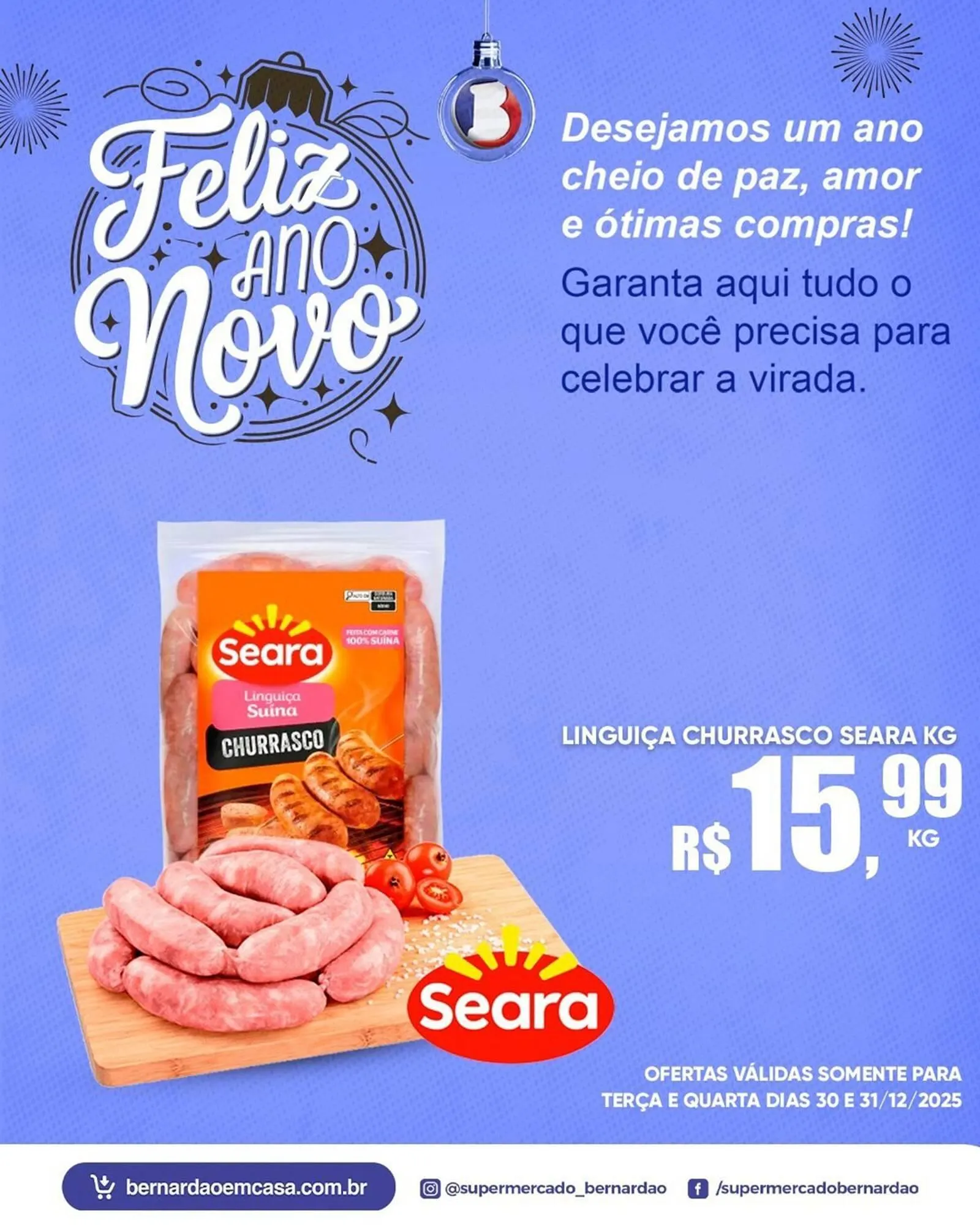 Encarte de Catálogo Supermercado Bernardão 30 de dezembro até 31 de dezembro 2025 - Pagina 2