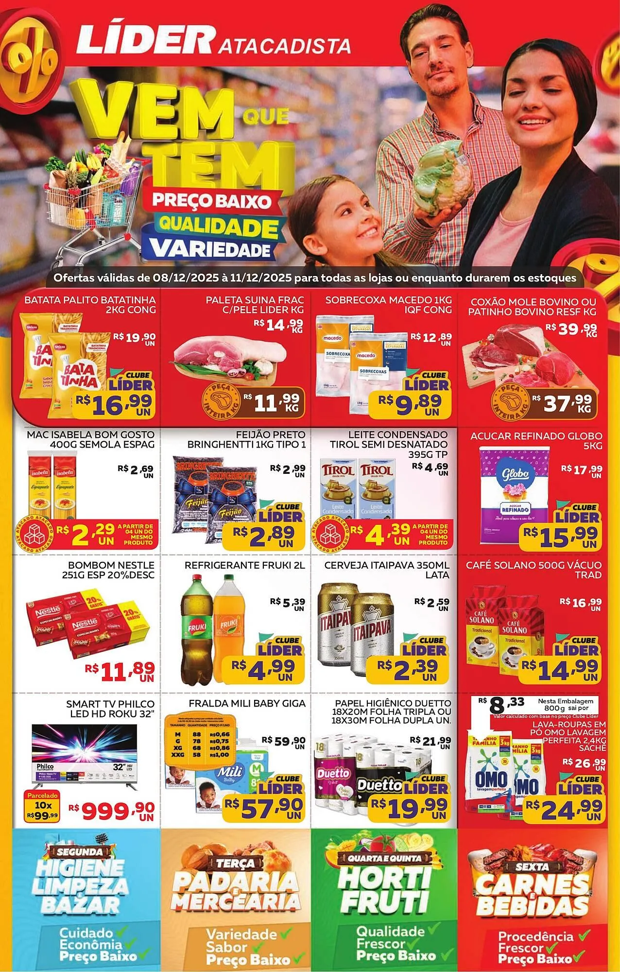 Encarte de Encarte Lider Atacadista 8 de dezembro até 11 de dezembro 2025 - Pagina 1