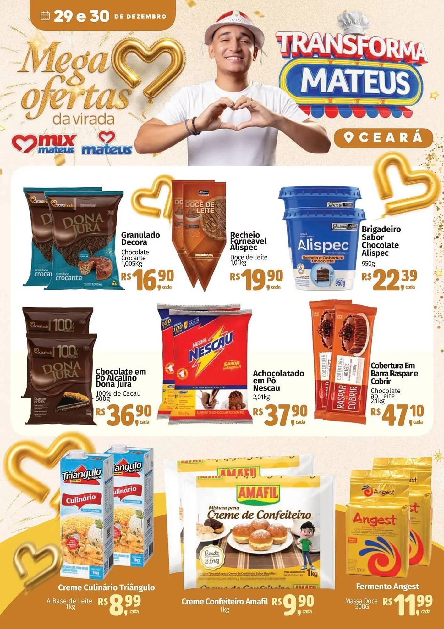Encarte de Catálogo Supermercados Mateus 29 de dezembro até 30 de dezembro 2025 - Pagina 1