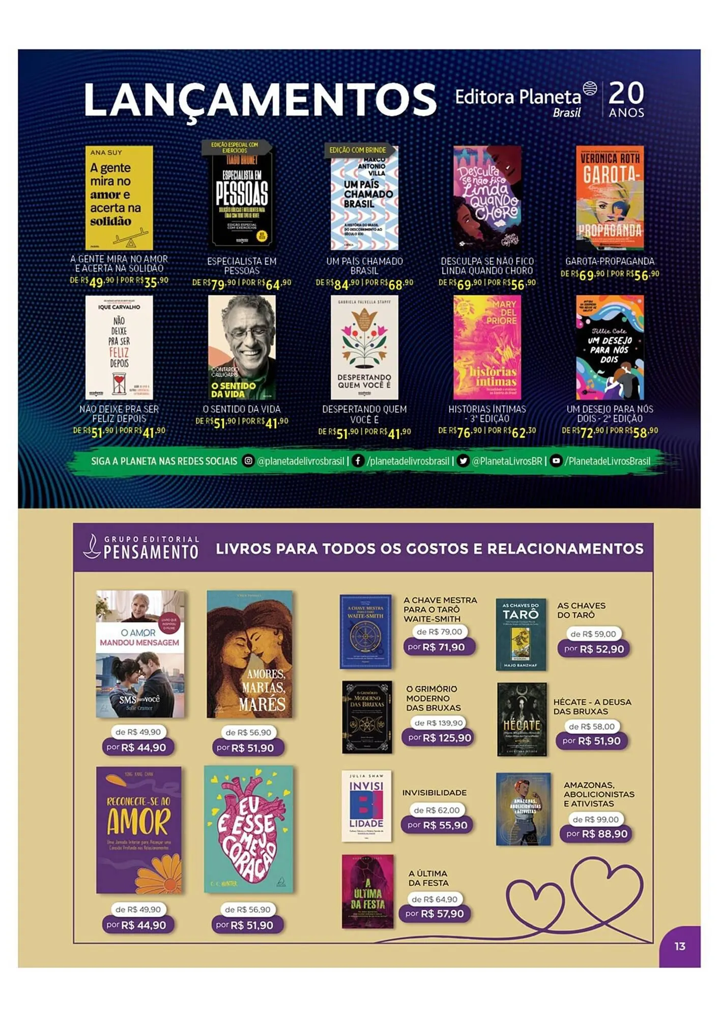 Encarte de Catálogo Livraria Leitura 13 de junho até 16 de julho 2023 - Pagina 13