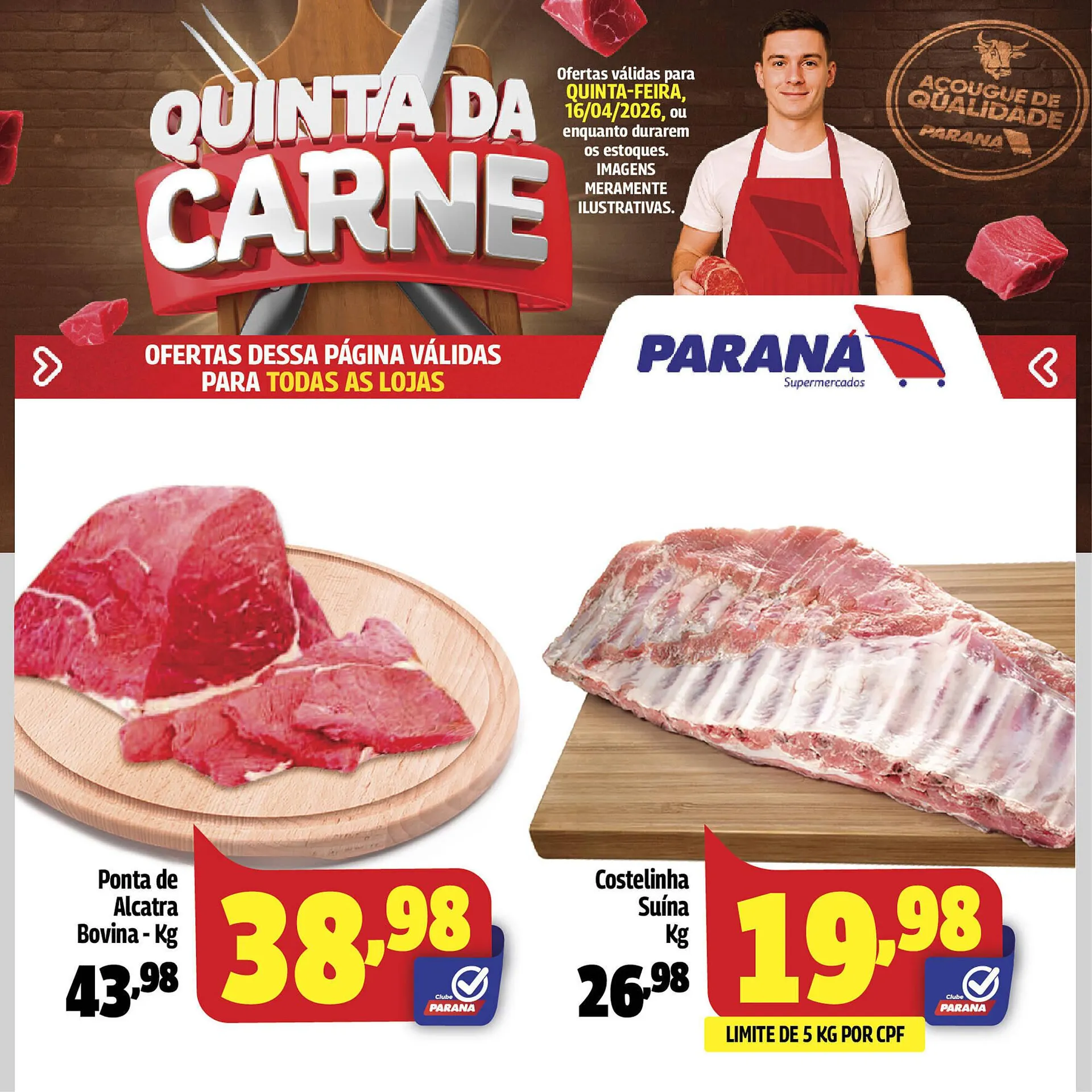 Encarte de Folheto Supermercado Paraná 16 de abril até 16 de abril 2026 - Pagina 1