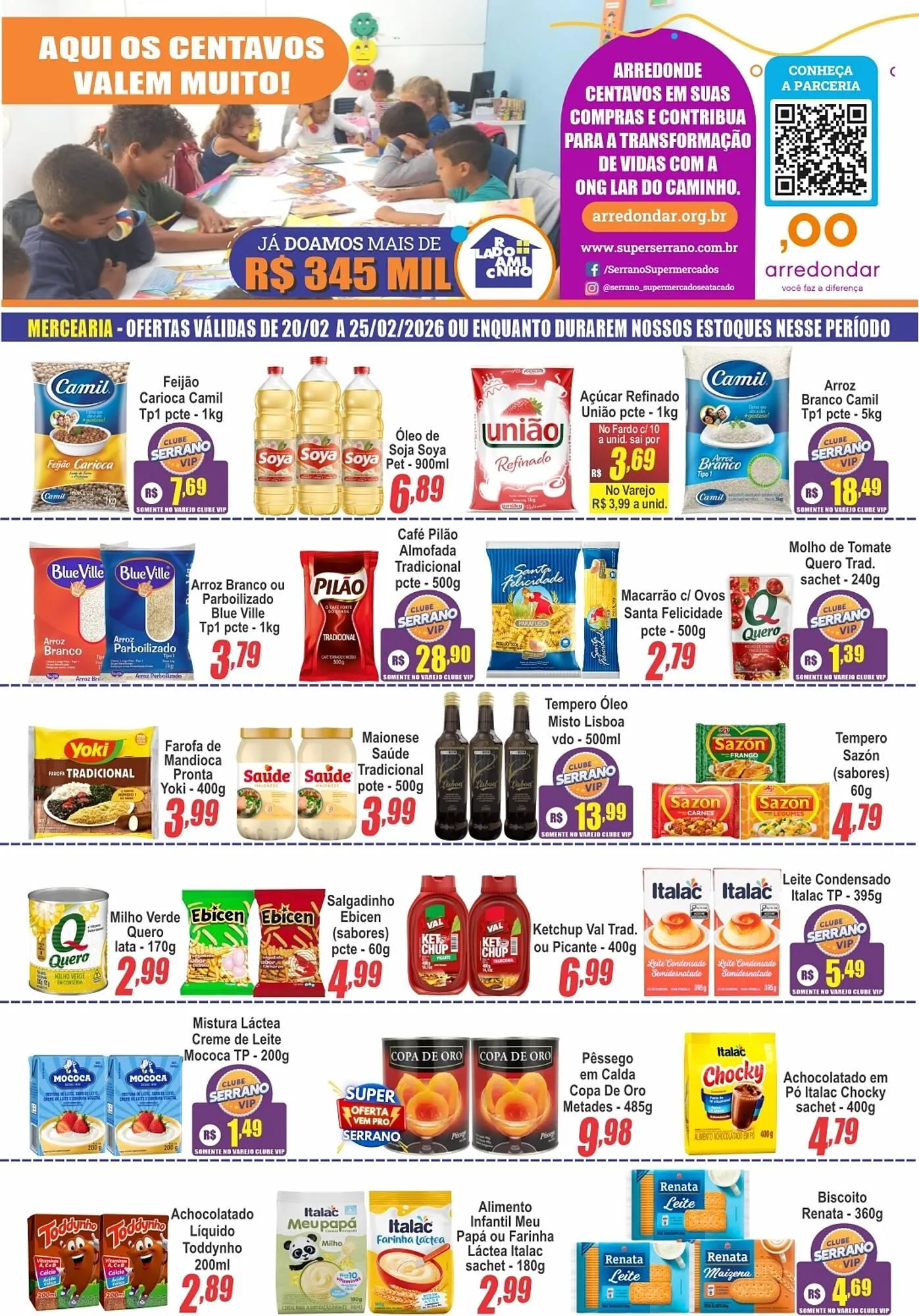 Encarte de Catálogo Serrano Supermercado 18 de fevereiro até 19 de fevereiro 2026 - Pagina 5