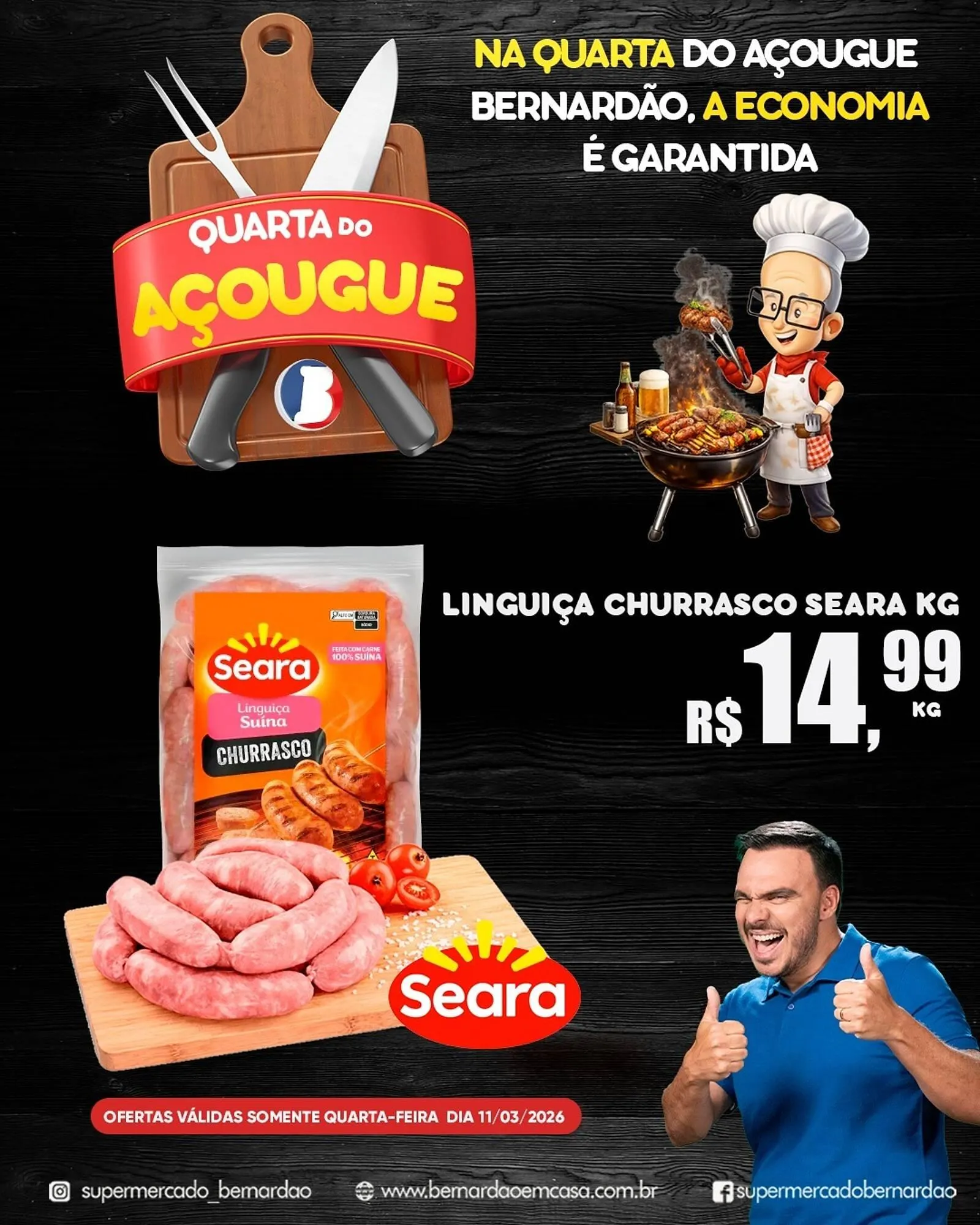 Encarte de Catálogo Supermercado Bernardão 11 de março até 11 de março 2026 - Pagina 4