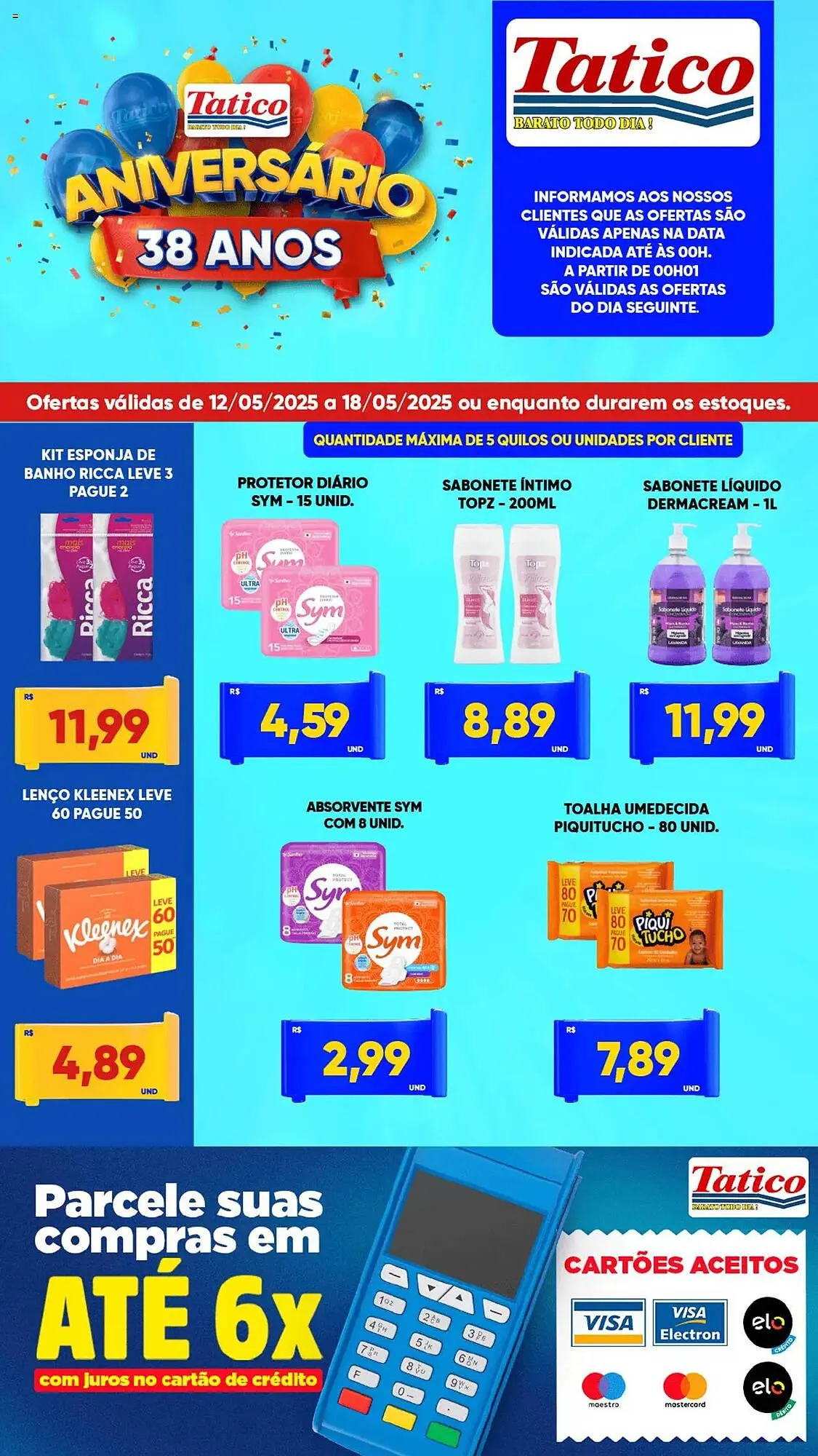 Encarte de Catálogo Tatico 12 de maio até 19 de maio 2025 - Pagina 13