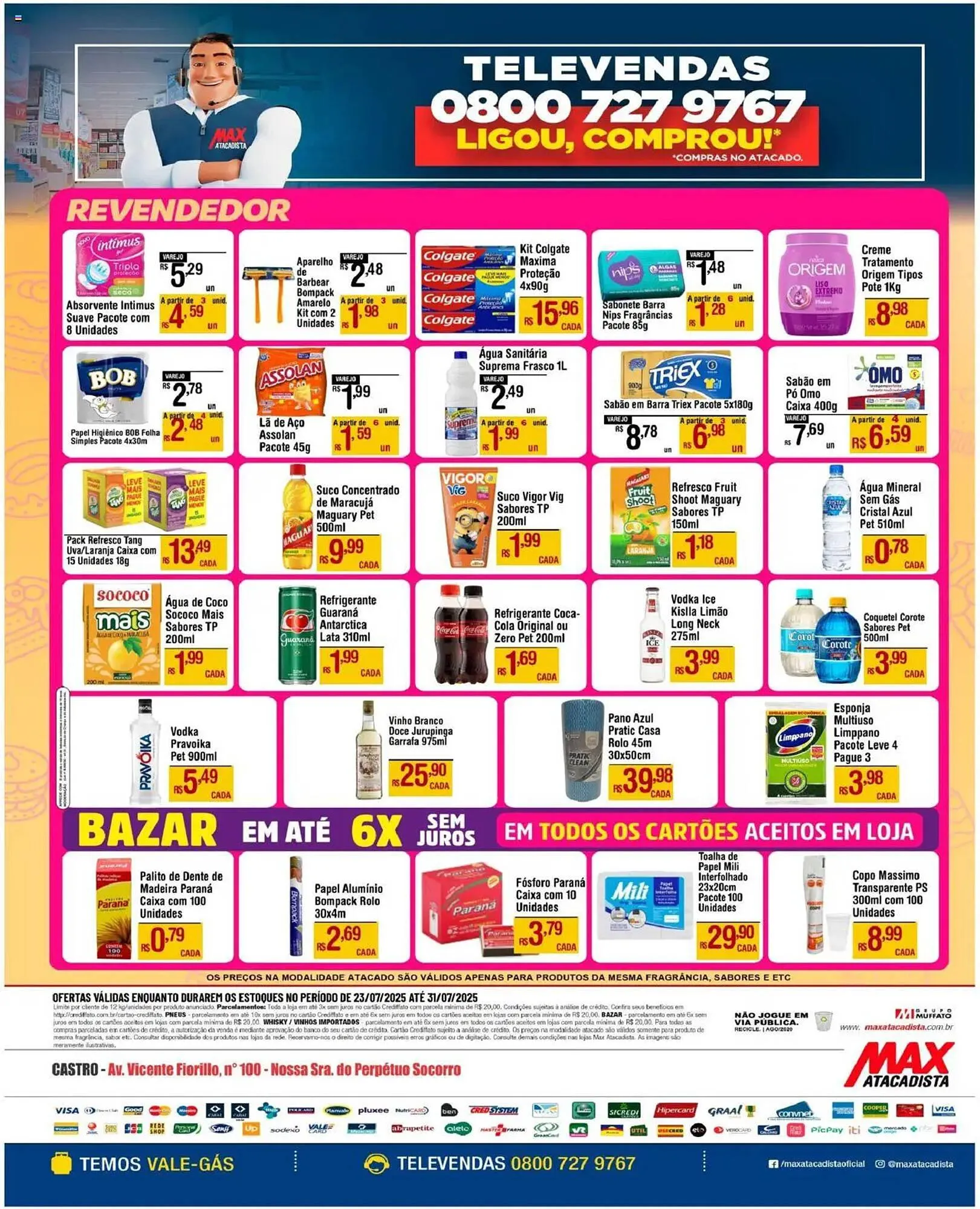 Encarte de Catálogo Max Atacadista 23 de julho até 31 de julho 2025 - Pagina 4