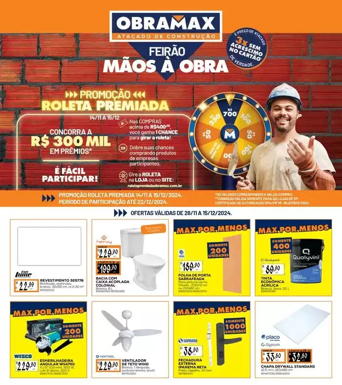 Encarte de Novas ofertas para descobrir 29 de novembro até 15 de dezembro 2024 - Pagina 1