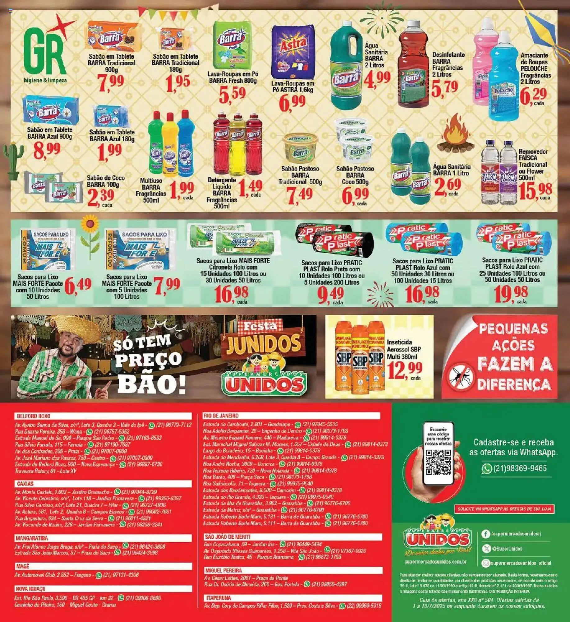Encarte de Catálogo Supermercados Unidos 1 de julho até 16 de julho 2025 - Pagina 12