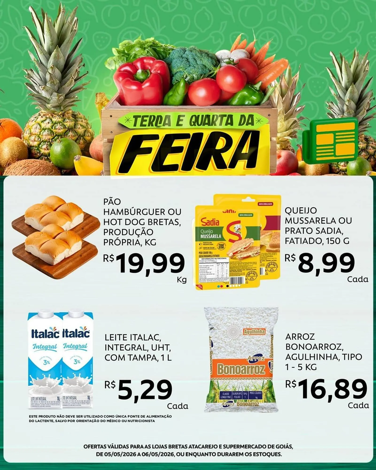 Encarte de Catálogo Supermercados Bretas 5 de maio até 6 de maio 2026 - Pagina 3