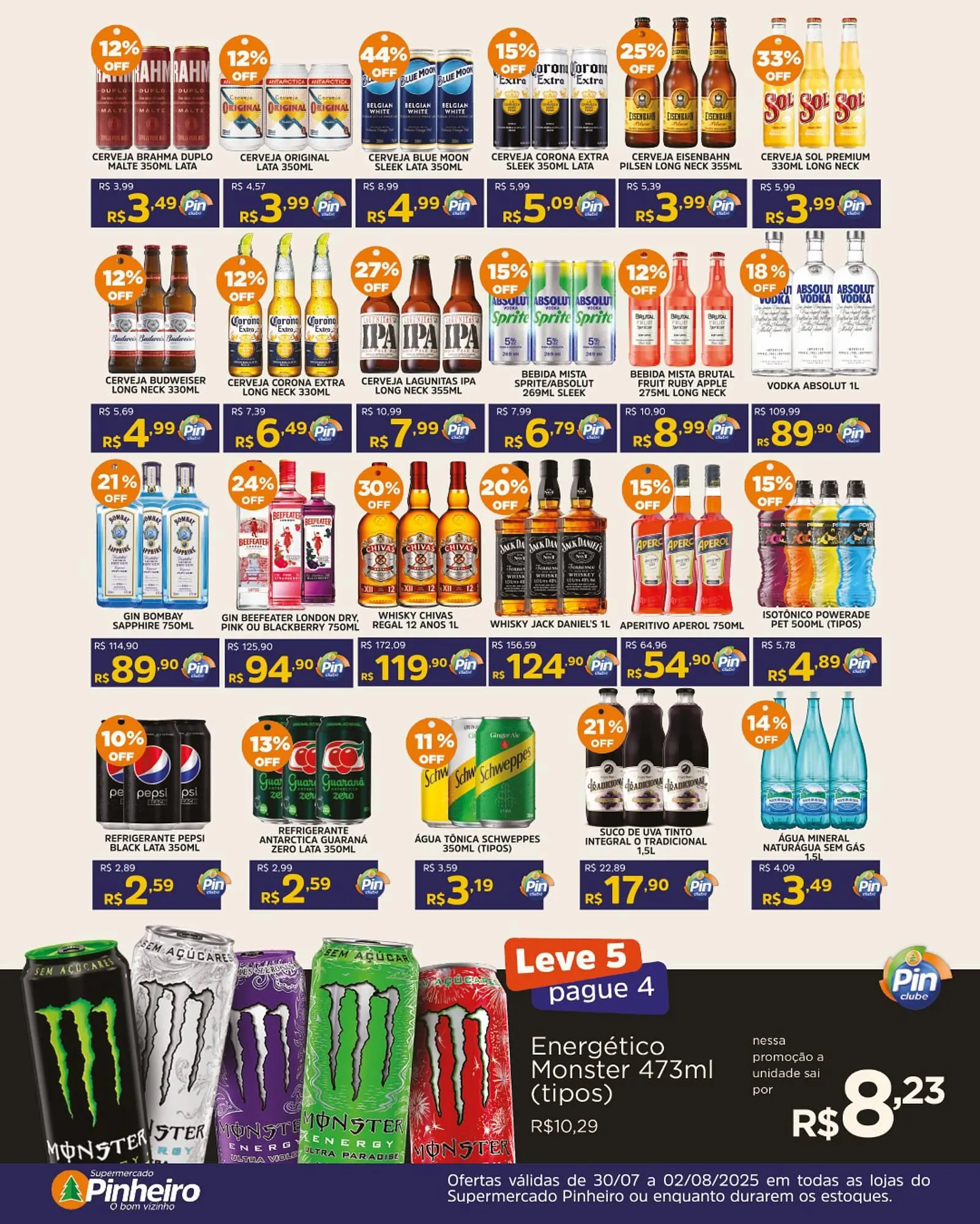Encarte de Catálogo Pinheiro Supermercado 30 de julho até 2 de agosto 2025 - Pagina 2