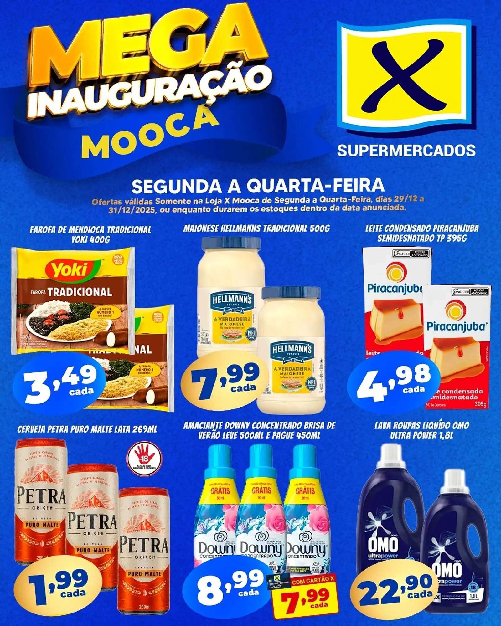 Encarte de Folheto X Supermercados 29 de dezembro até 31 de dezembro 2025 - Pagina 1