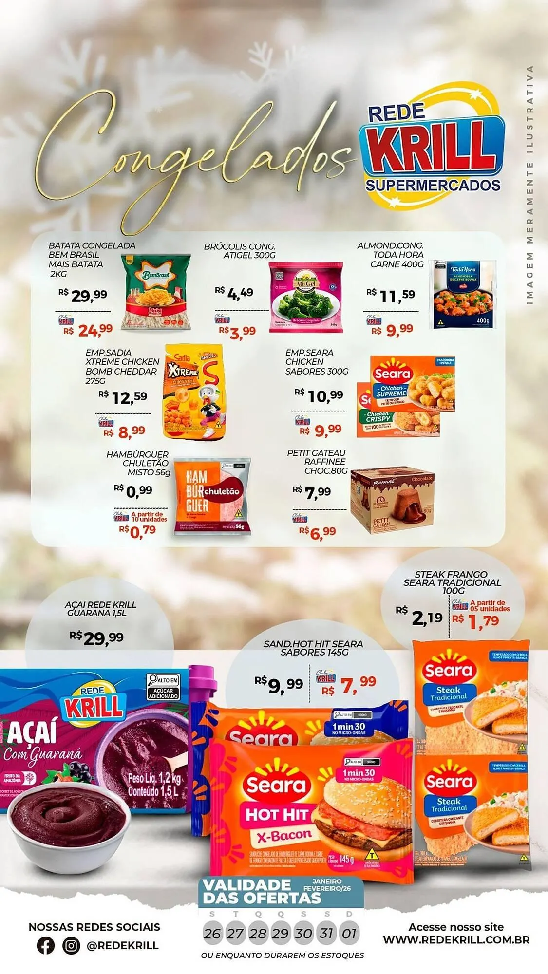 Encarte de Folheto Rede Krill 26 de janeiro até 29 de janeiro 2026 - Pagina 3