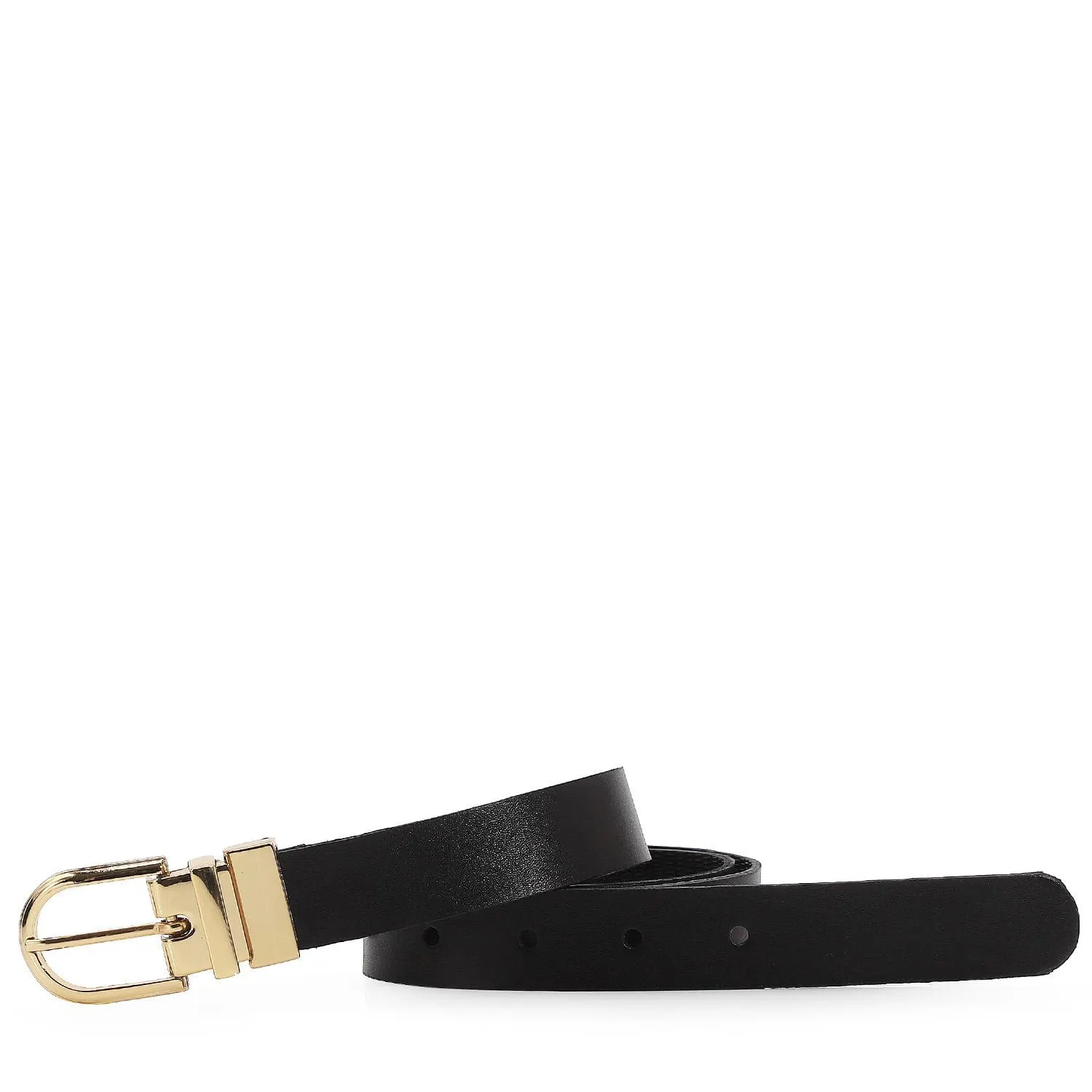 Cinto Couro Preto/Lezard Preto