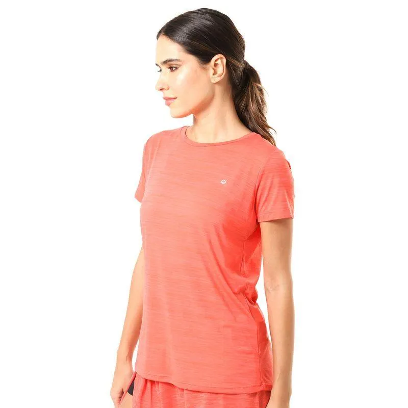 Camiseta Feminina Básica Manga Curta Energy Laranja
