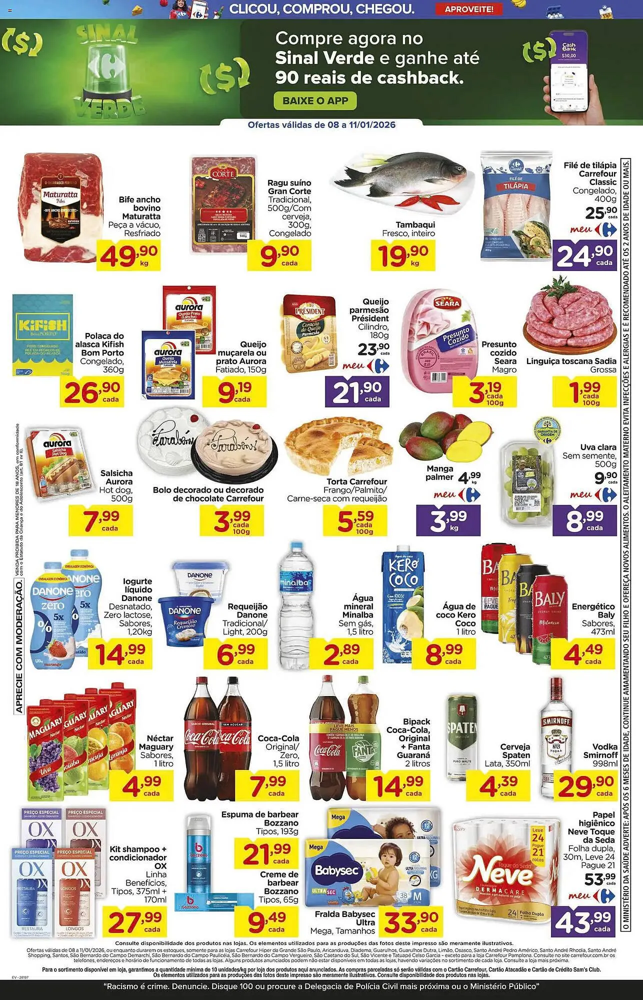 Encarte de Folheto Carrefour 8 de janeiro até 11 de janeiro 2026 - Pagina 2