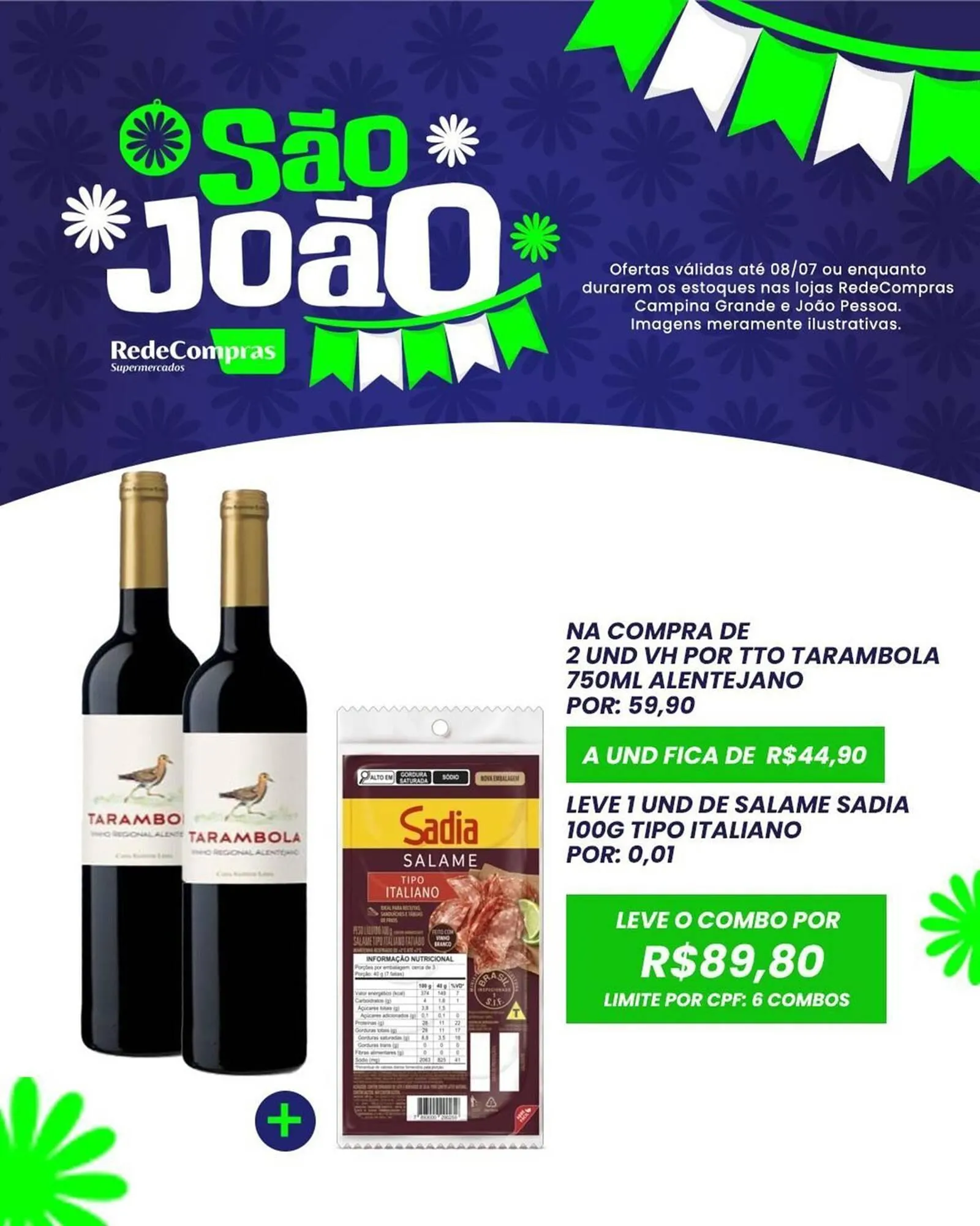 Encarte de Catálogo Rede Compras 7 de julho até 8 de julho 2025 - Pagina 2