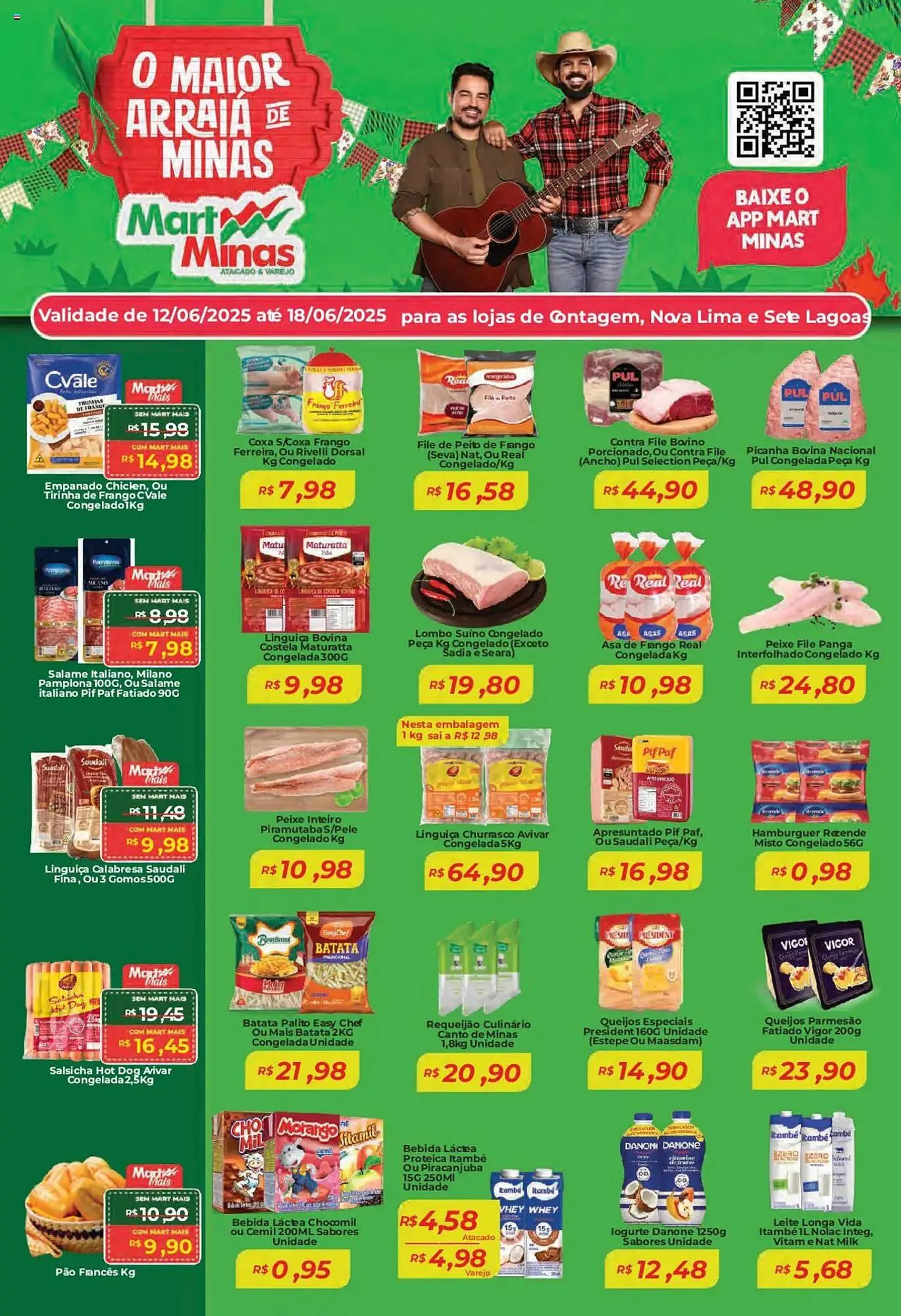Encarte de Catálogo Mart Minas 12 de junho até 18 de junho 2025 - Pagina 1