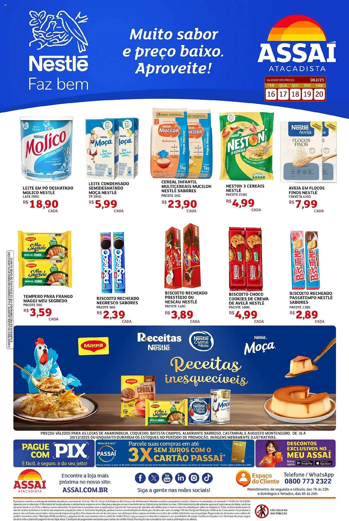 Encarte de Encarte Assaí Atacadista 16 de dezembro até 20 de dezembro 2025 - Pagina 1