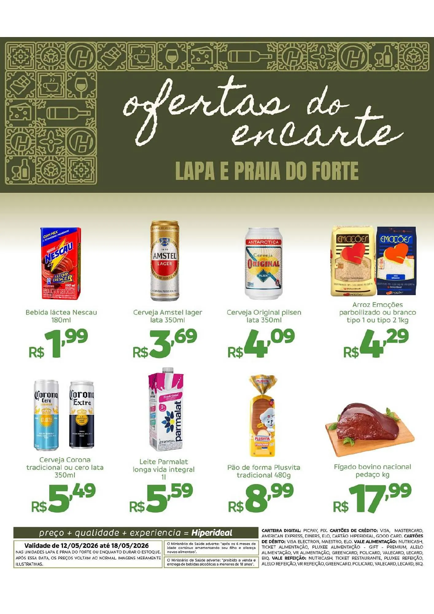 Encarte de Catálogo Hiperideal Supermercados 12 de maio até 18 de maio 2026 - Pagina 3