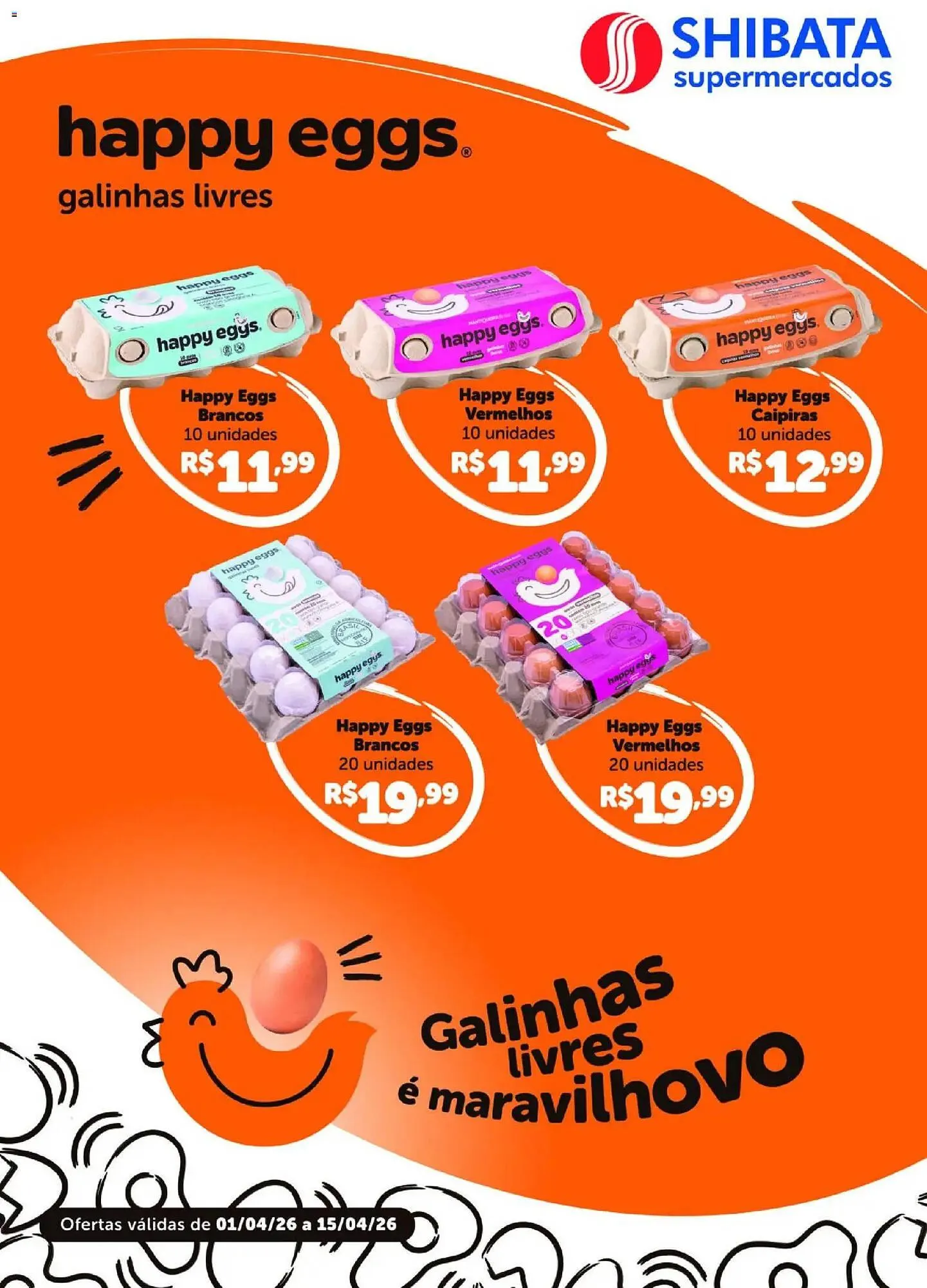 Encarte de Folheto Shibata Supermercados 4 de abril até 16 de abril 2026 - Pagina 1