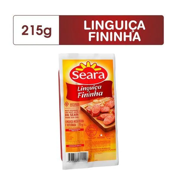 Linguiça Seara Fininha Defumada 215g