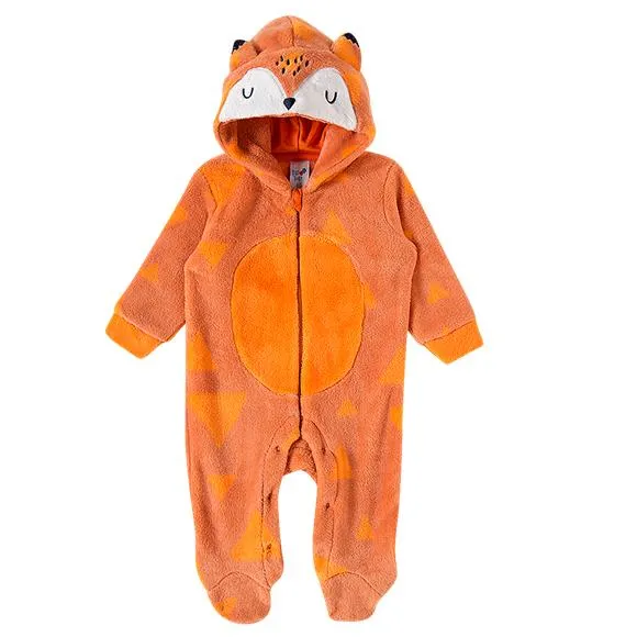 macacão peludinhos raposa bebê tip top