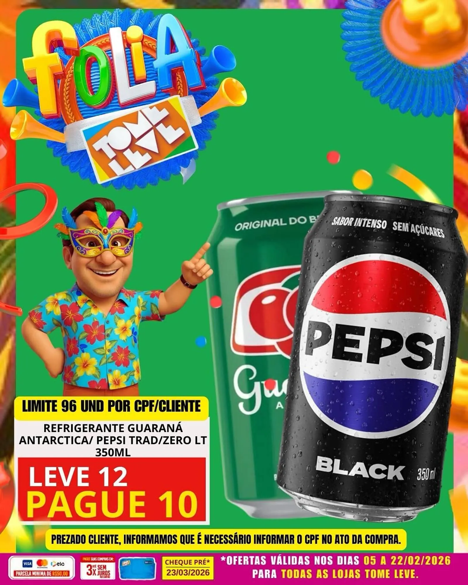 Encarte de Catálogo Tome Leve 6 de fevereiro até 22 de fevereiro 2026 - Pagina 3