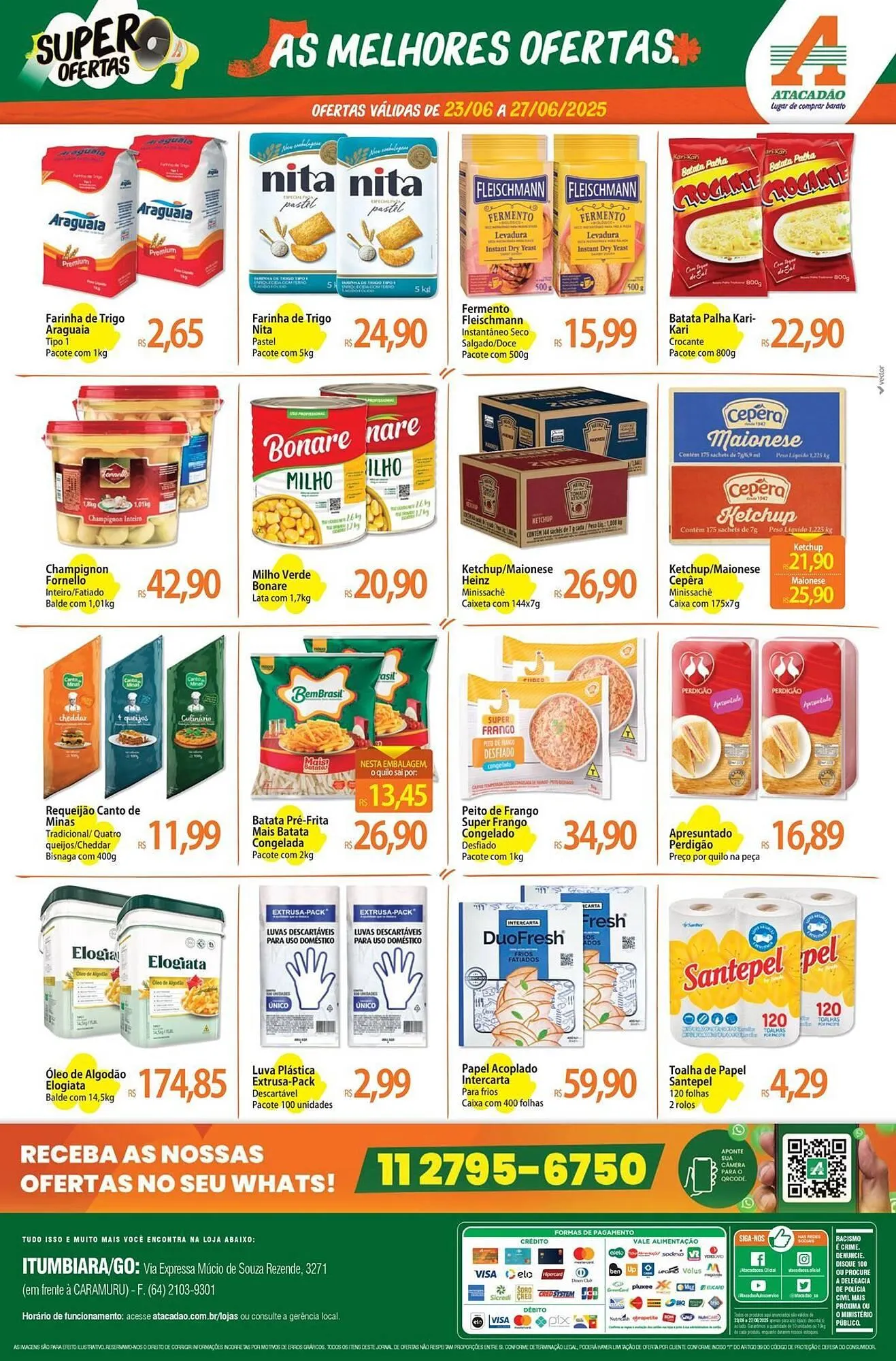Encarte de Catálogo Atacadão 23 de junho até 27 de junho 2025 - Pagina 4