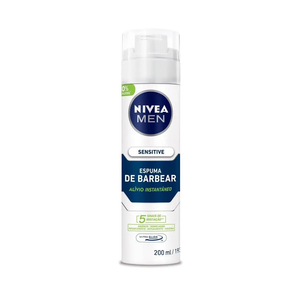 NIVEA MEN Espuma de barbear Sensitive 200ml