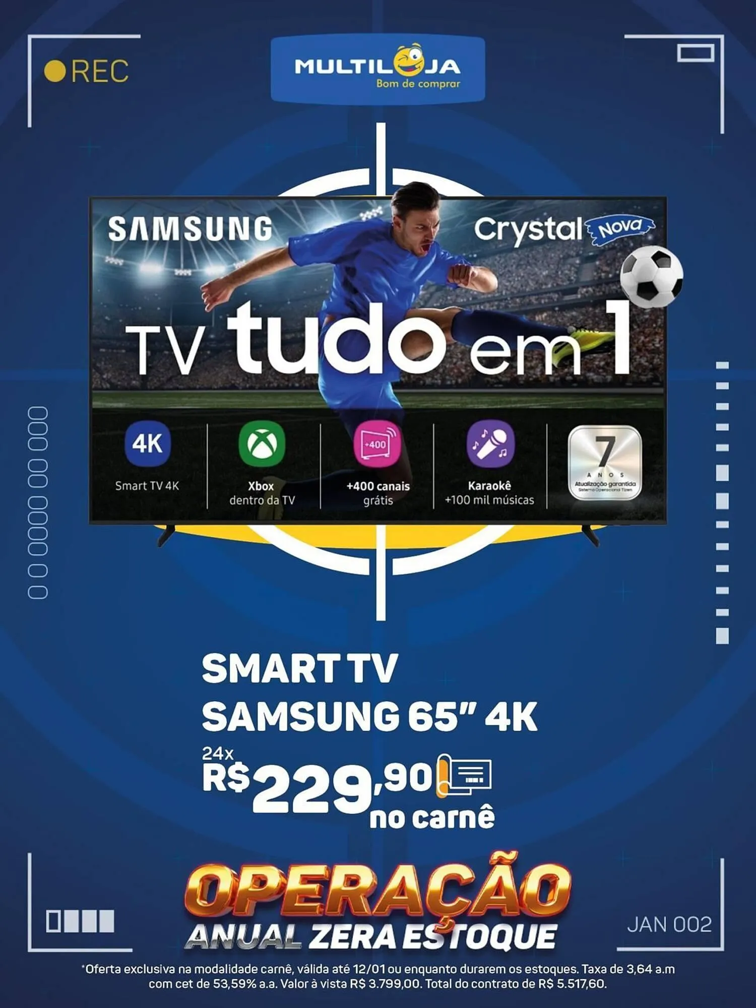 Encarte de Catálogo Multiloja 12 de janeiro até 1 de dezembro 2026 - Pagina 1