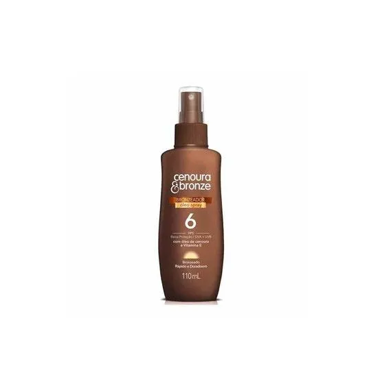 Bronzeador Cenoura&bronze FPS6 Óleo 110ml