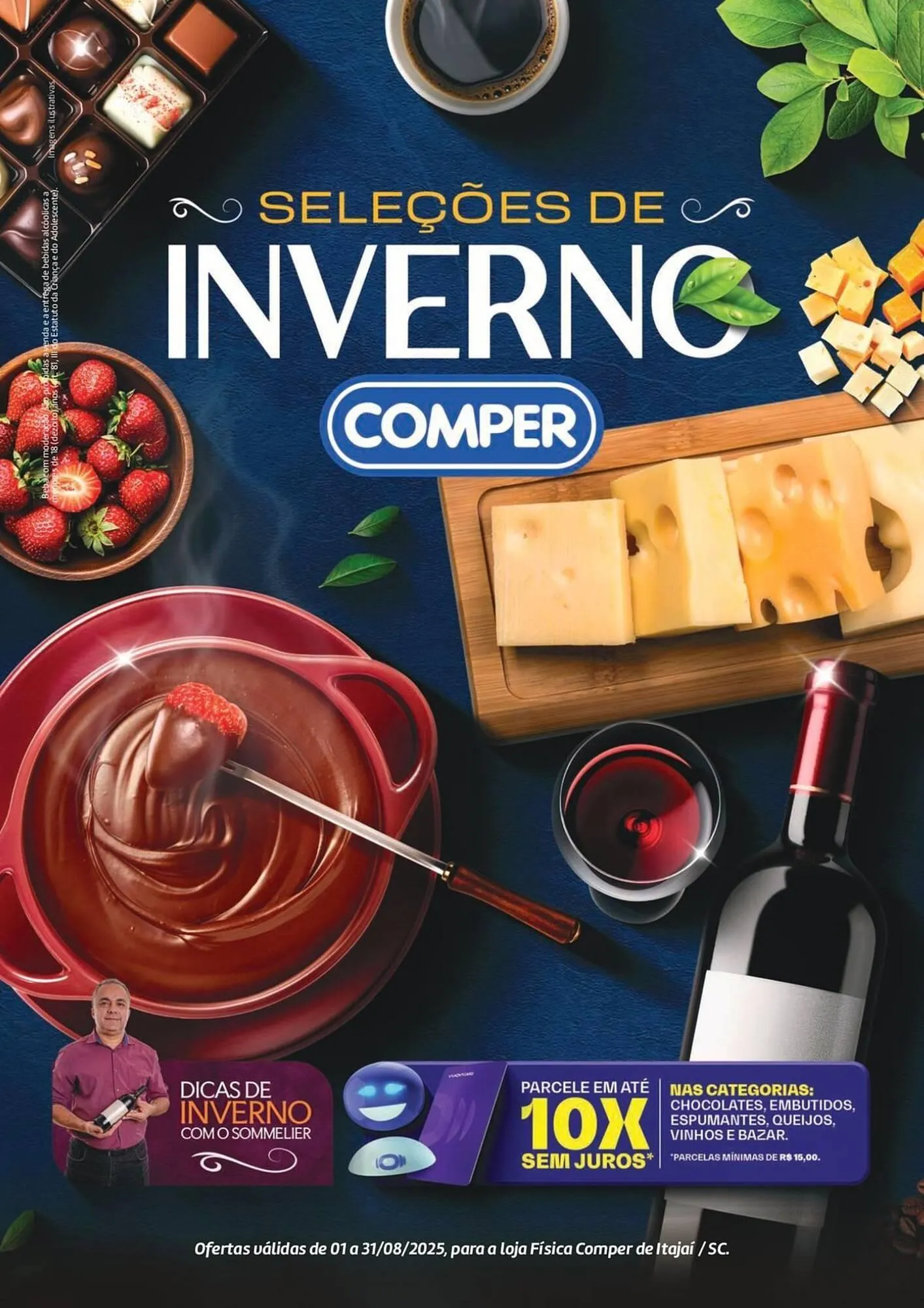 Encarte de Catálogo Comper 4 de agosto até 31 de agosto 2025 - Pagina 1