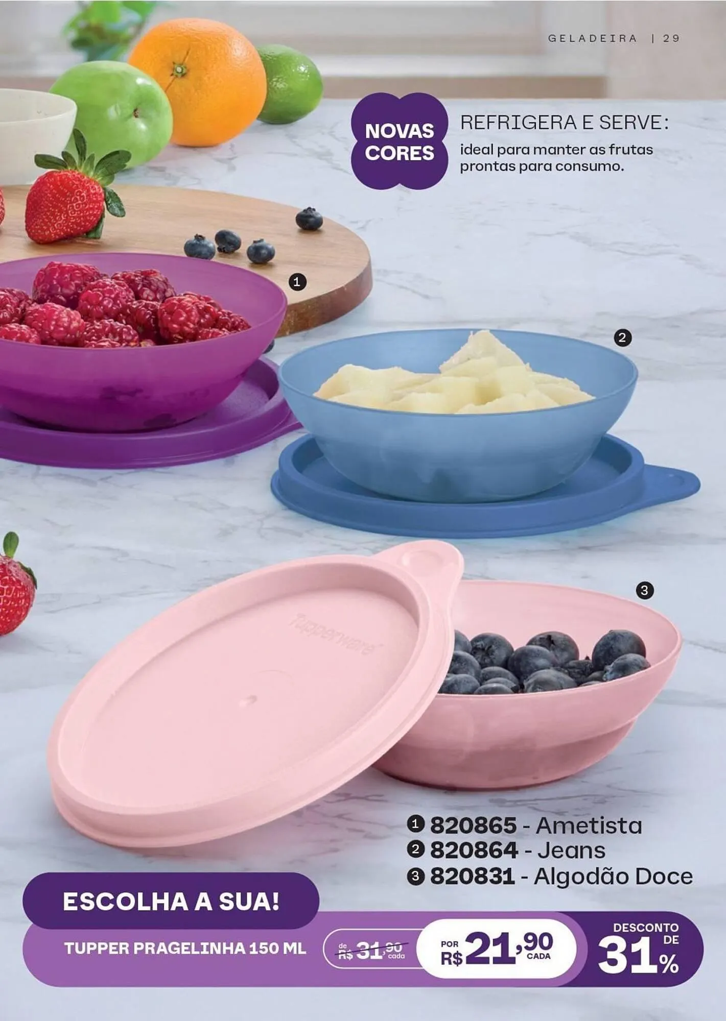 Encarte de Catálogo Tupperware 1 de outubro até 31 de outubro 2025 - Pagina 29