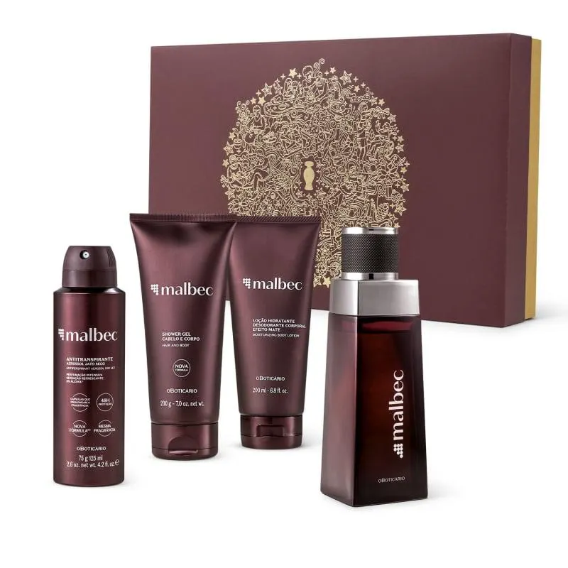 Kit Presente Natal Malbec (4 itens)