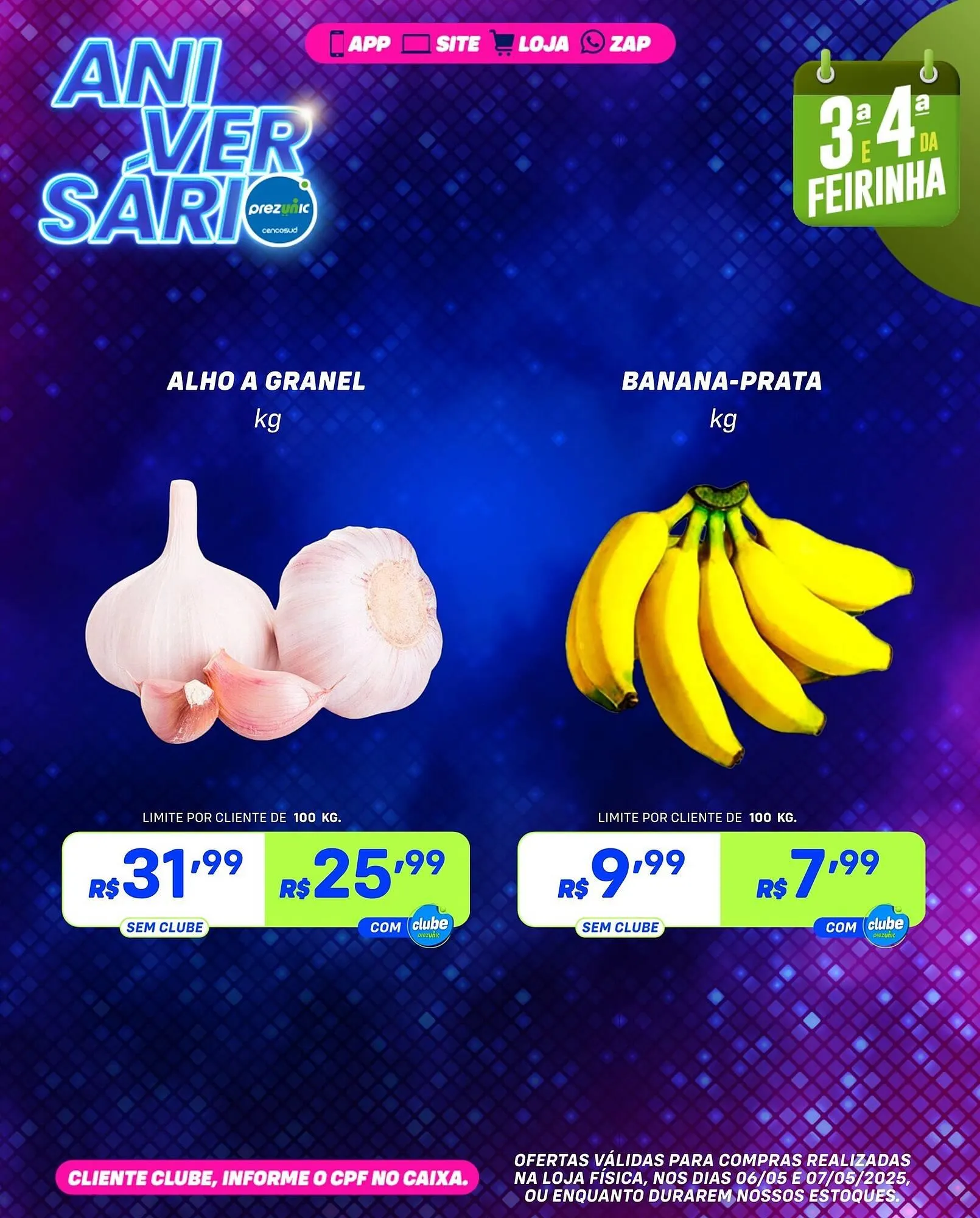 Encarte de Catálogo Prezunic 6 de maio até 7 de maio 2025 - Pagina 1