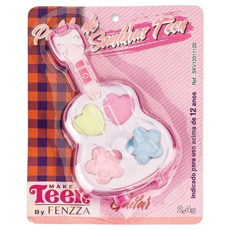 Paleta Sombras Fenzza Make Up Teen Guitar