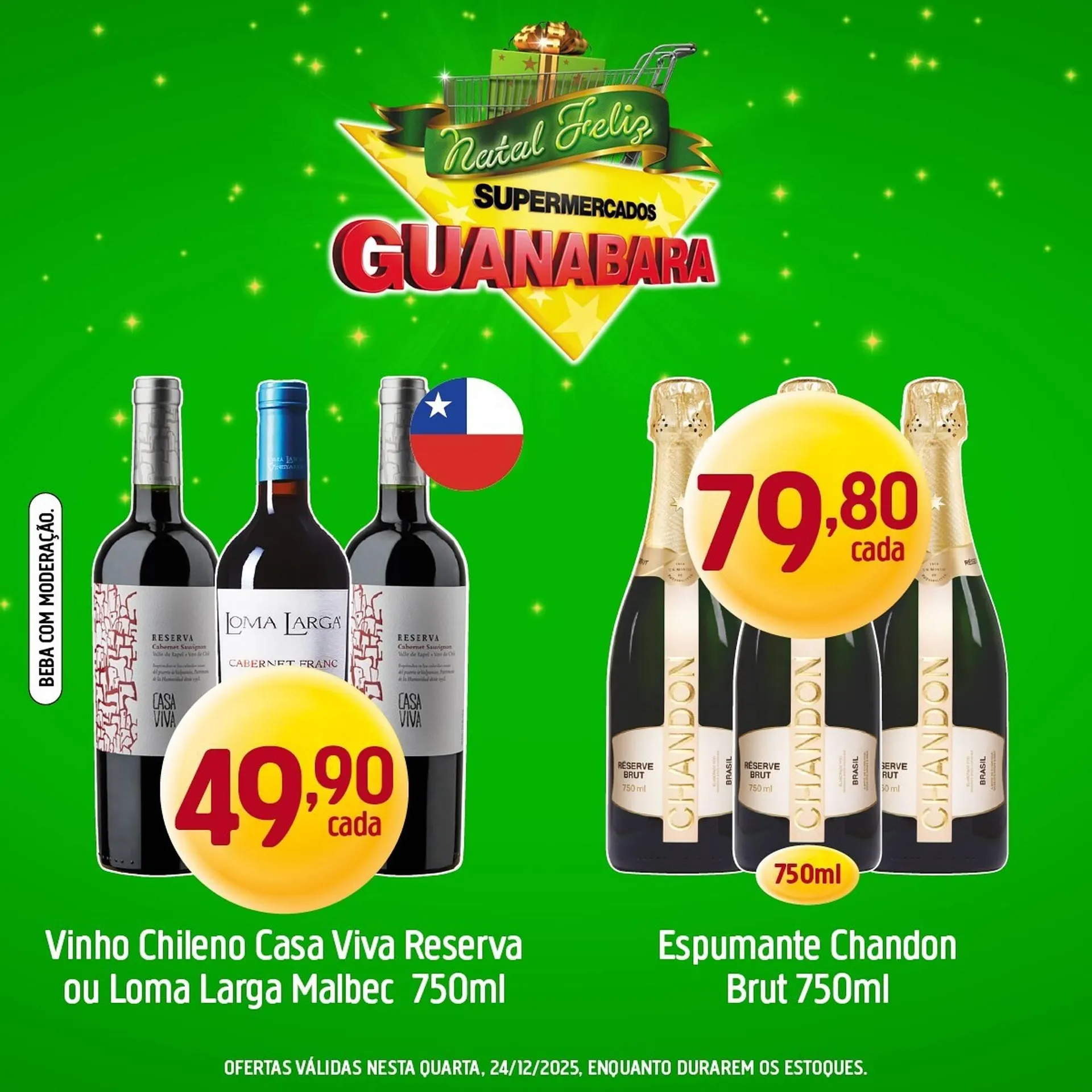 Encarte de Encarte Supermercados Guanabara 24 de dezembro até 24 de dezembro 2025 - Pagina 1