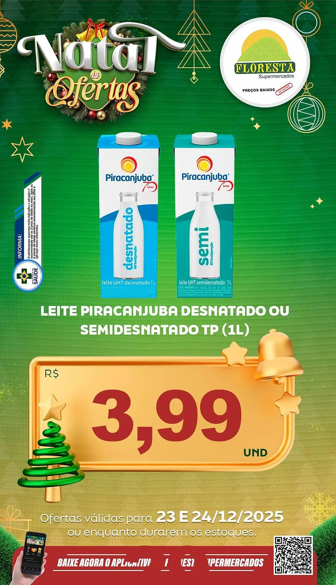 Encarte de Catálogo Floresta Supermercados 23 de dezembro até 24 de dezembro 2025 - Pagina 40