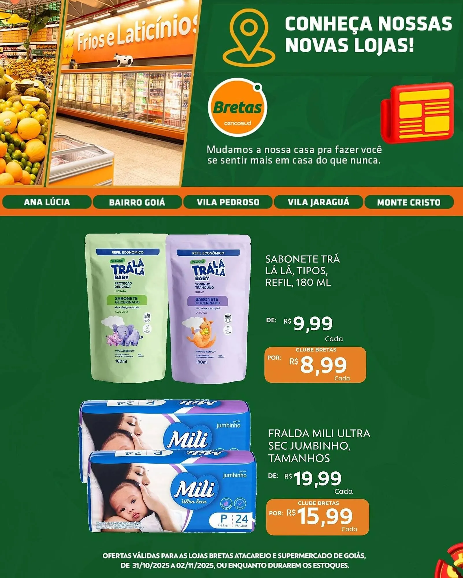 Encarte de Catálogo Supermercados Bretas 31 de outubro até 2 de novembro 2025 - Pagina 5