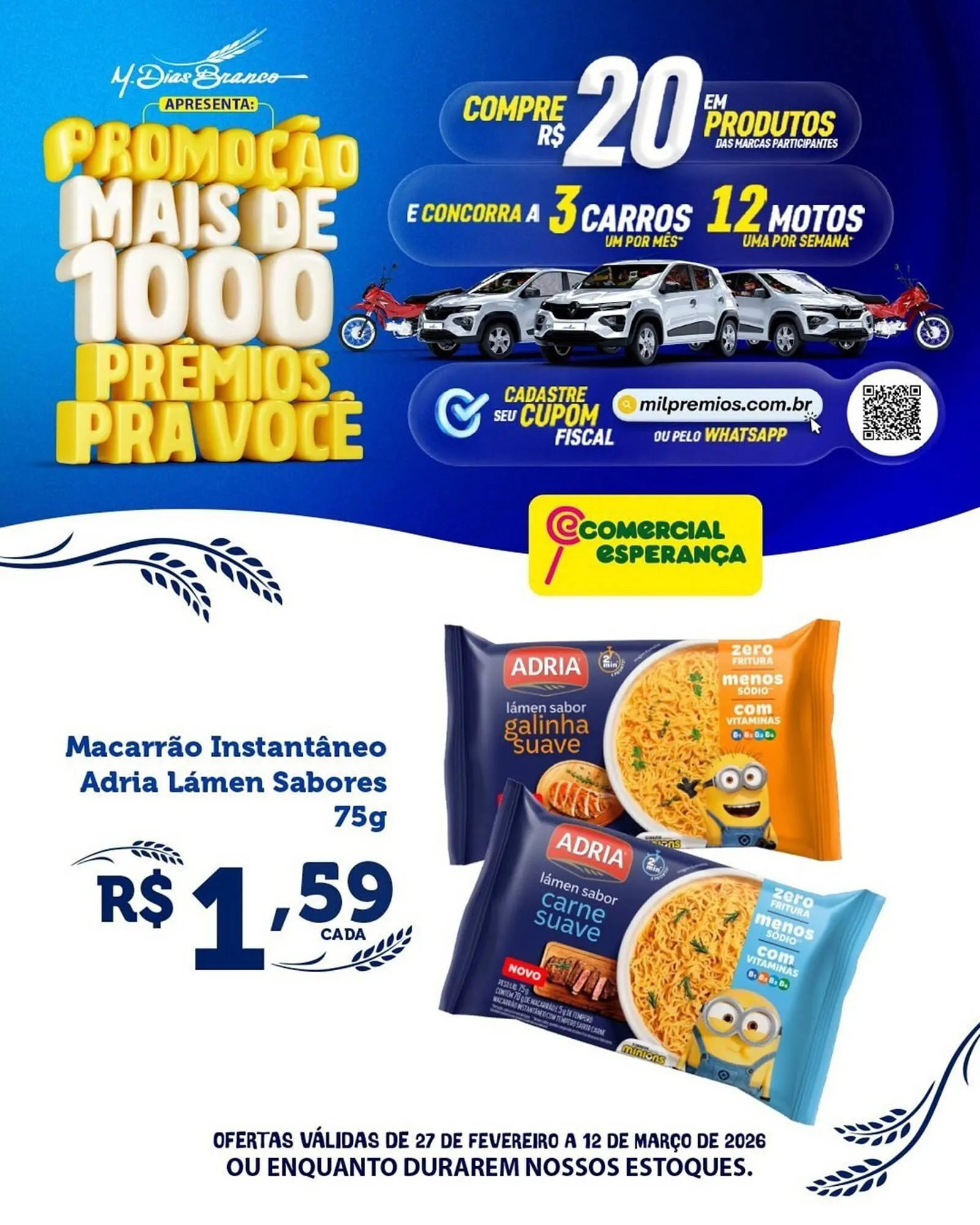 Encarte de Folheto Comercial Esperança 27 de fevereiro até 12 de março 2026 - Pagina 1