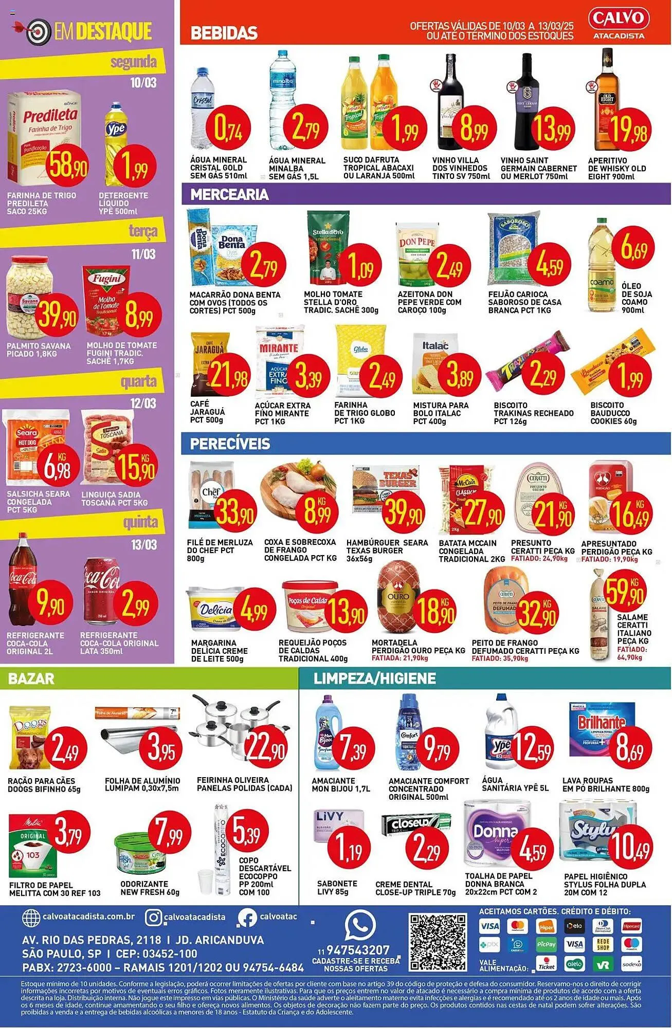 Encarte de Catálogo Calvo Atacadista 10 de março até 13 de março 2025 - Pagina 2
