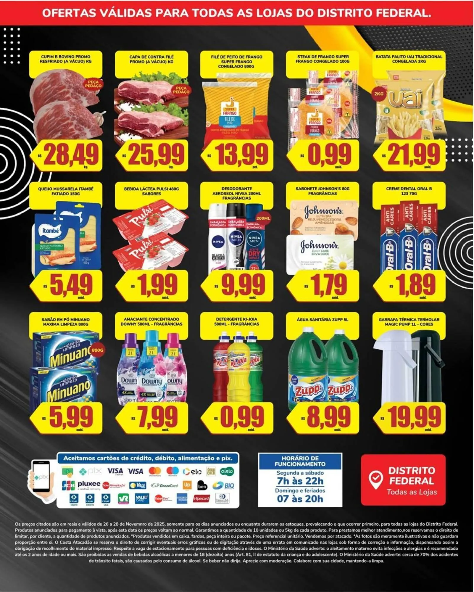 Encarte de Tabloide Costa Atacadão 26 de novembro até 28 de novembro 2025 - Pagina 2