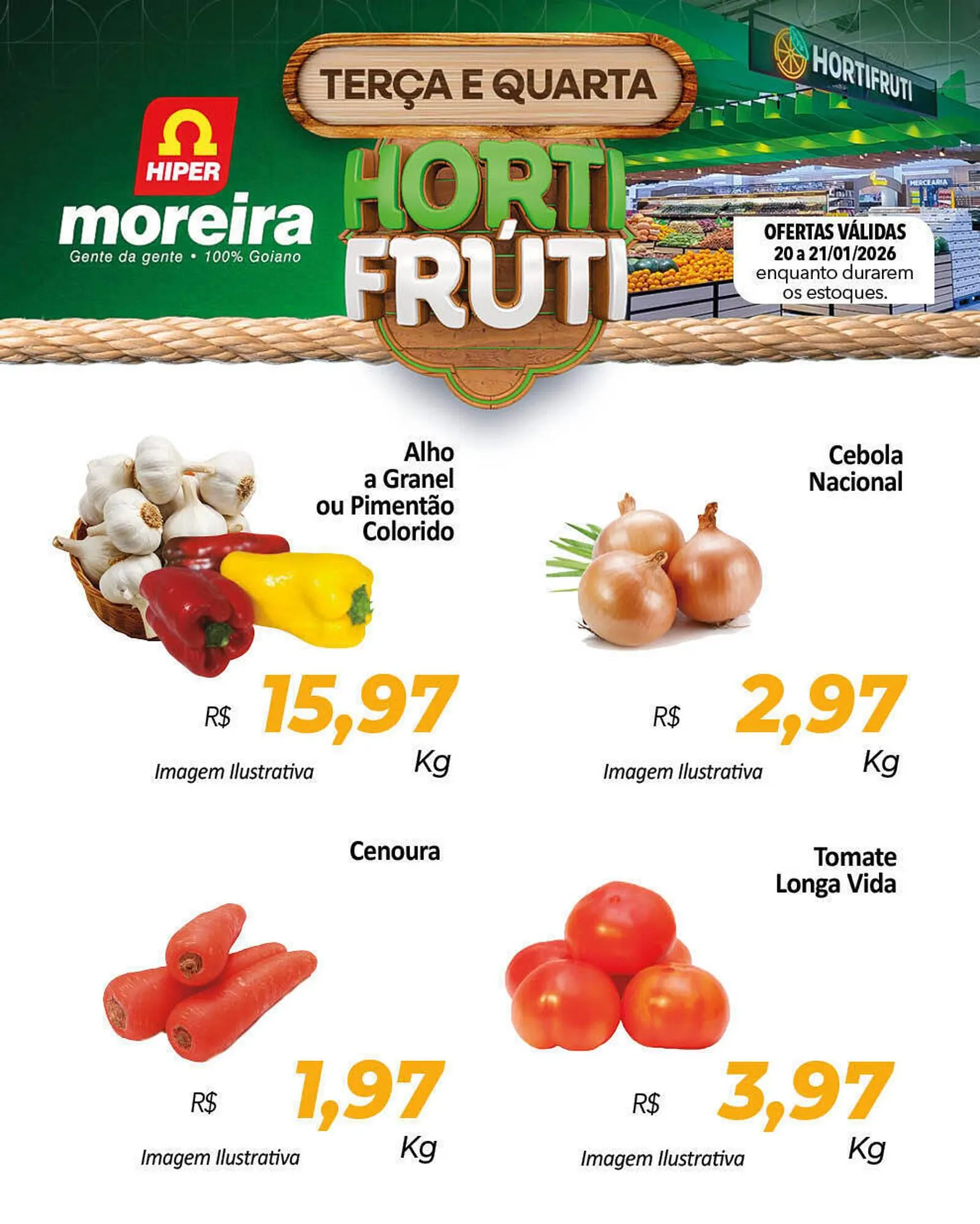 Encarte de Catálogo Hiper Moreira 20 de janeiro até 21 de janeiro 2026 - Pagina 1