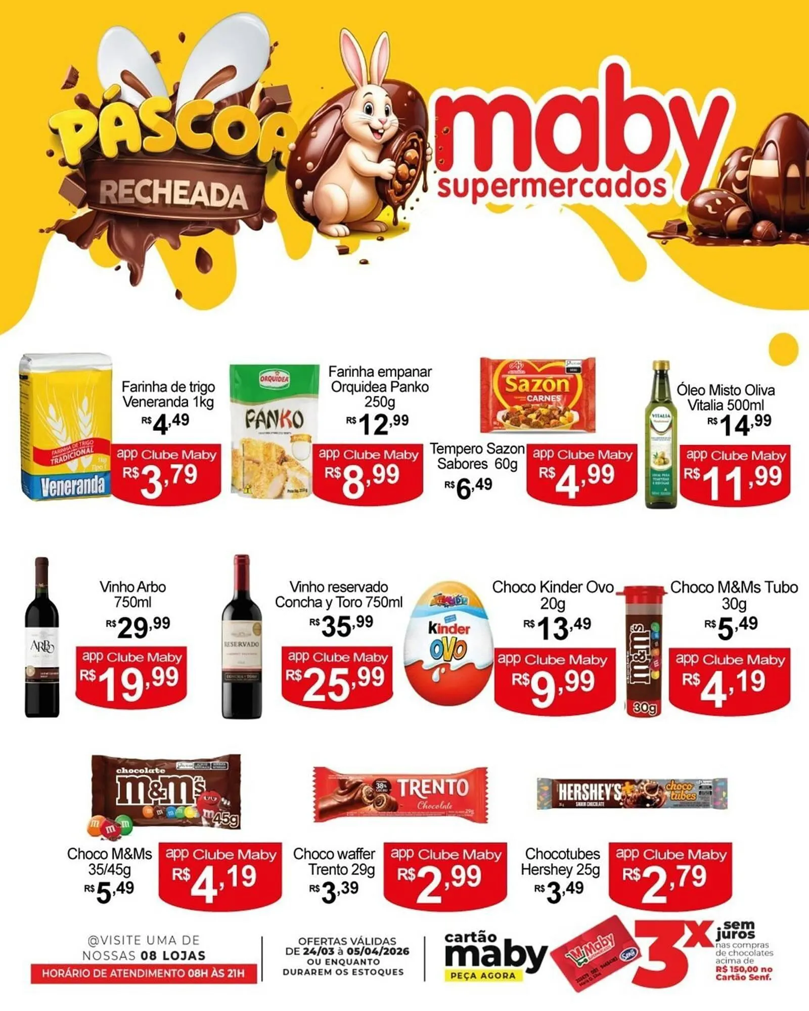 Encarte de Catálogo Maby Supermercados 24 de março até 5 de abril 2026 - Pagina 4
