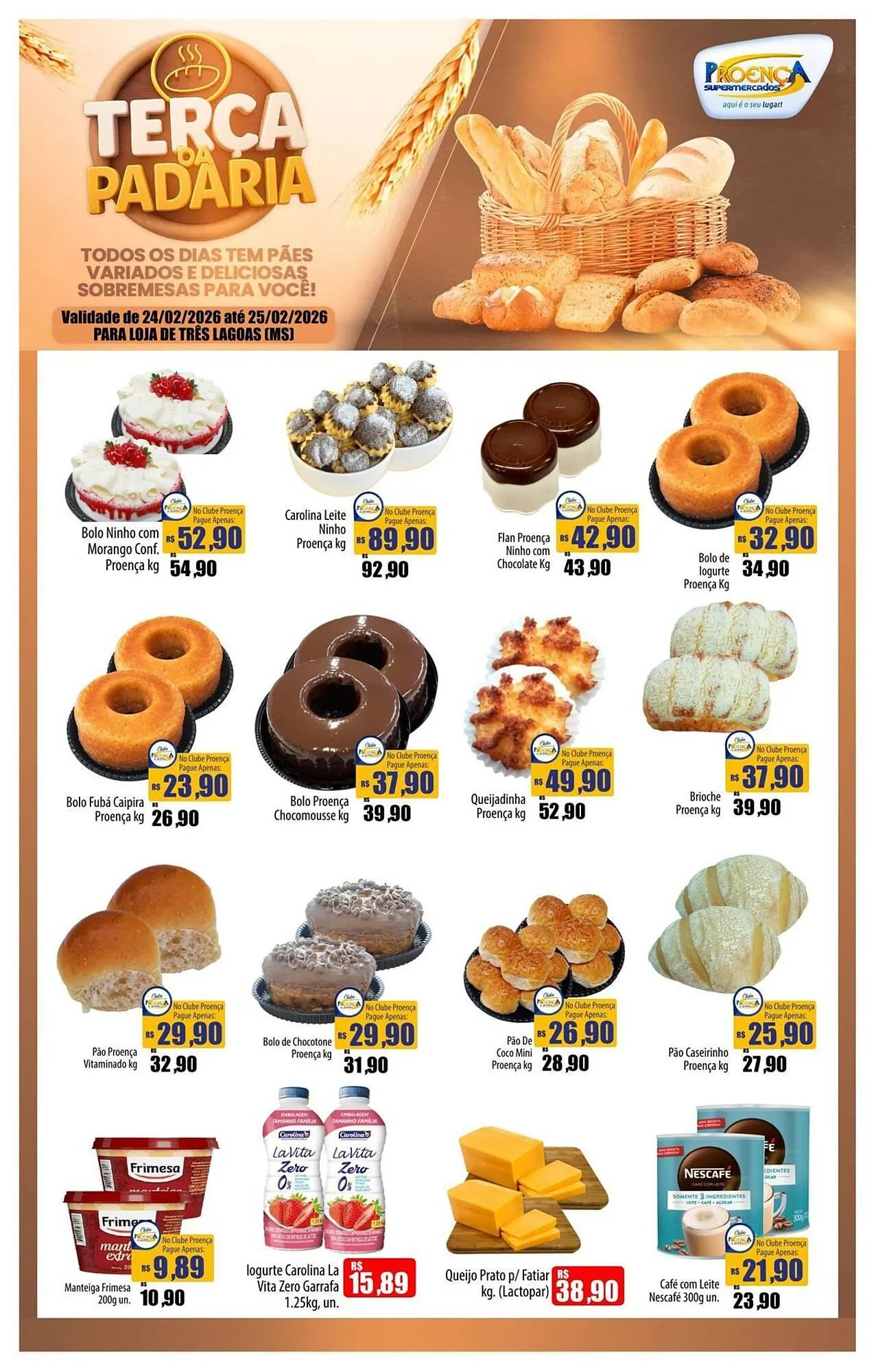 Encarte de Catálogo Proença Supermercados 24 de fevereiro até 25 de fevereiro 2026 - Pagina 1
