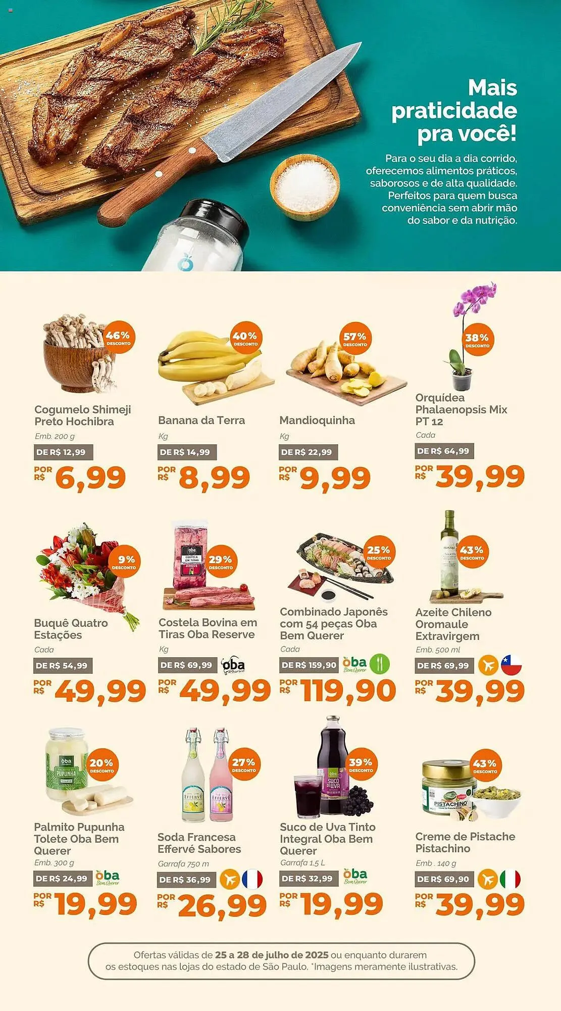 Encarte de Catálogo Oba Hortifruti 25 de julho até 28 de julho 2025 - Pagina 5