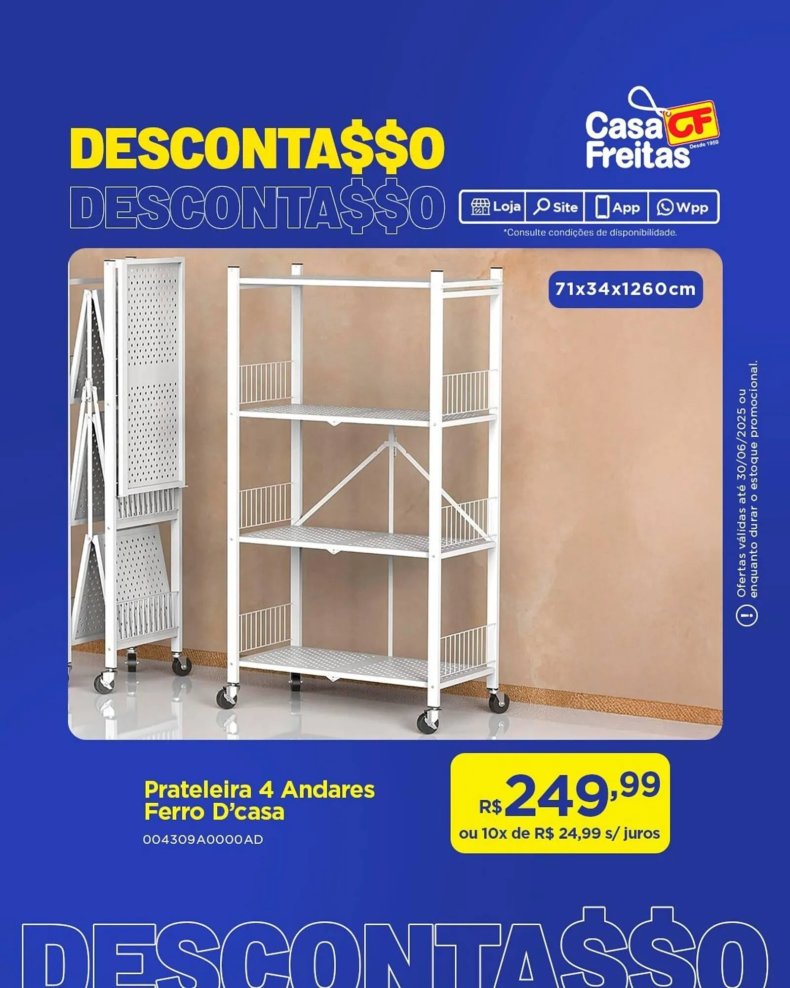 Encarte de Catálogo Casa Freitas 28 de junho até 30 de junho 2025 - Pagina 1