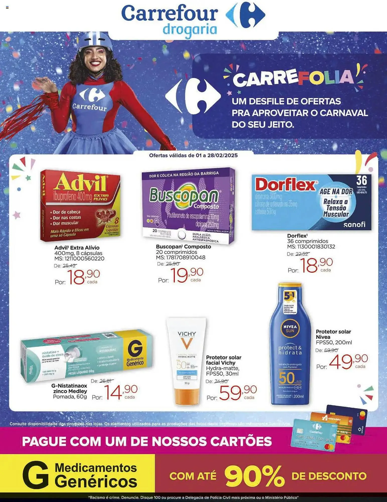 Encarte de Catálogo Carrefour 1 de fevereiro até 28 de fevereiro 2025 - Pagina 1