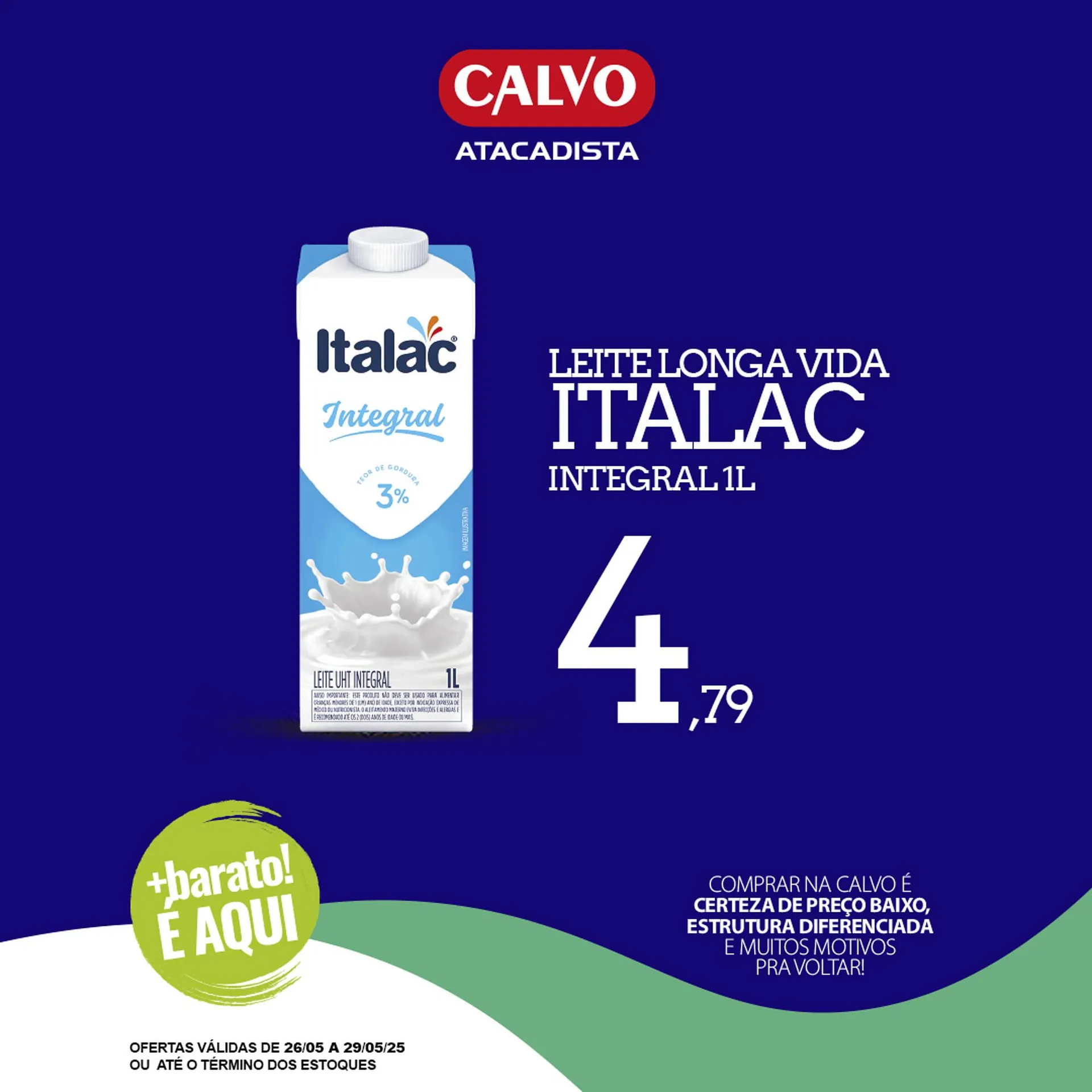 Encarte de Catálogo Calvo Atacadista 27 de maio até 29 de maio 2025 - Pagina 1